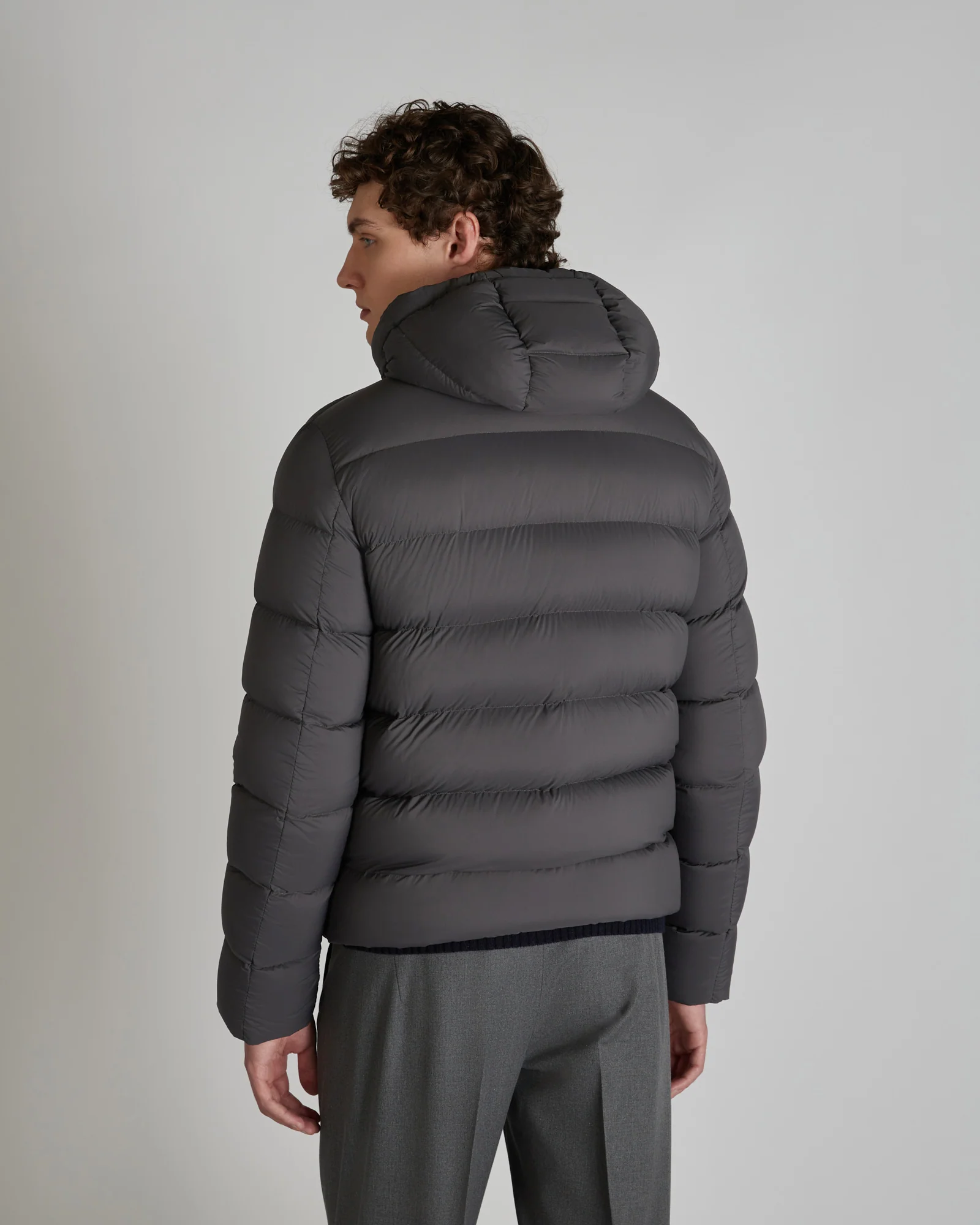 Bomber jacket with down padding - Image 3