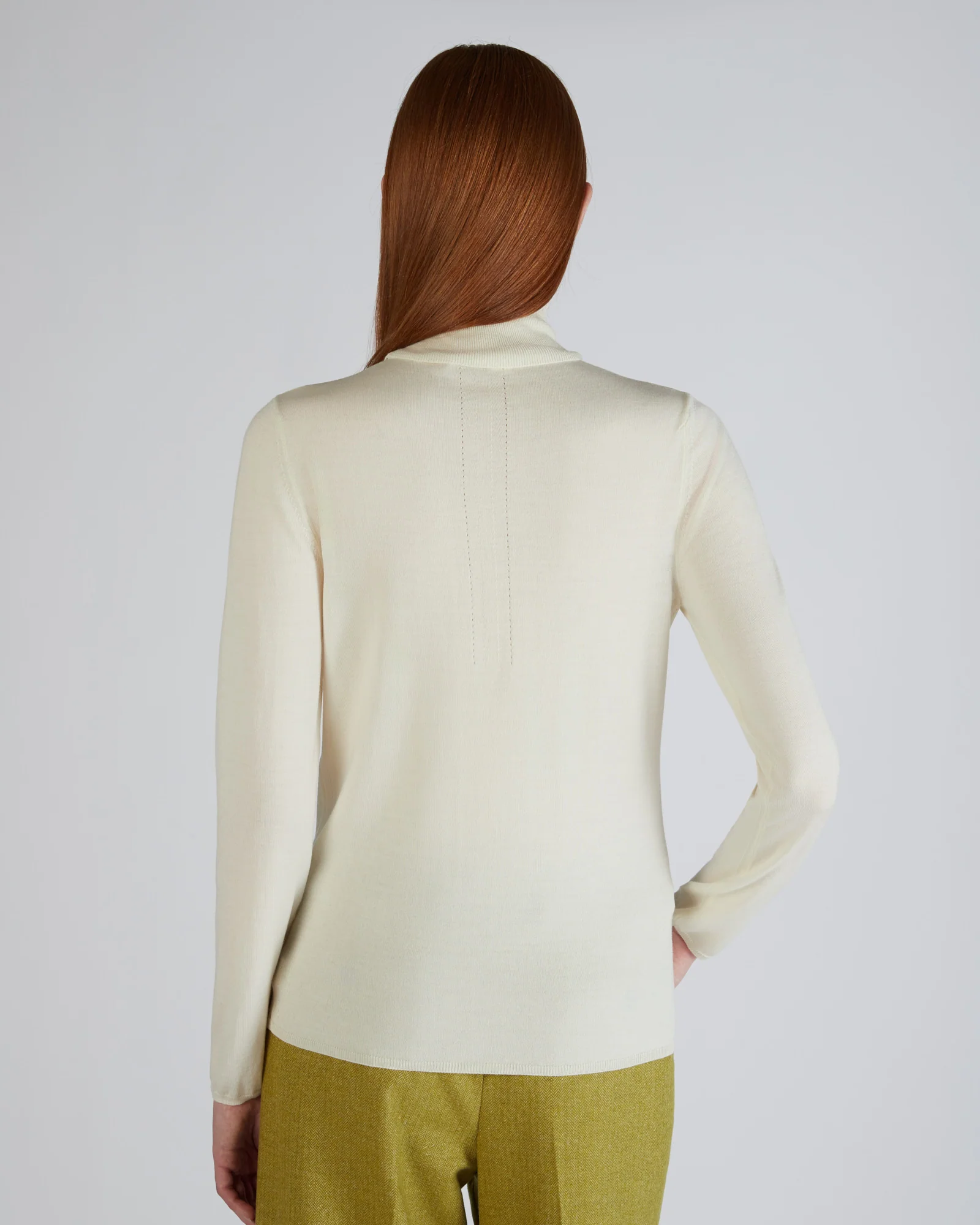 Certified Flexwool slim fit neck sweater - Image 3