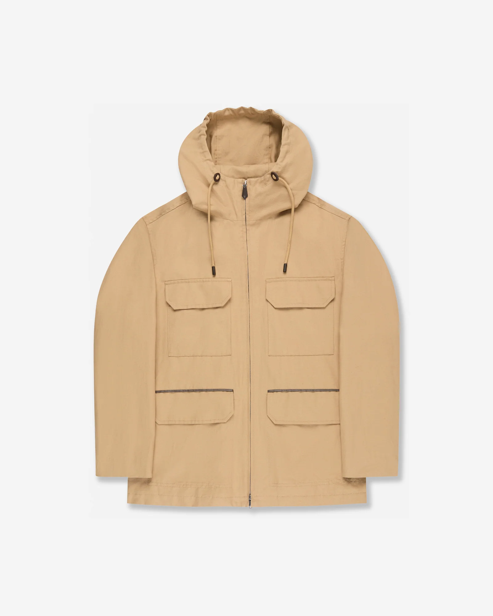 Cotton and linen canvas jacket