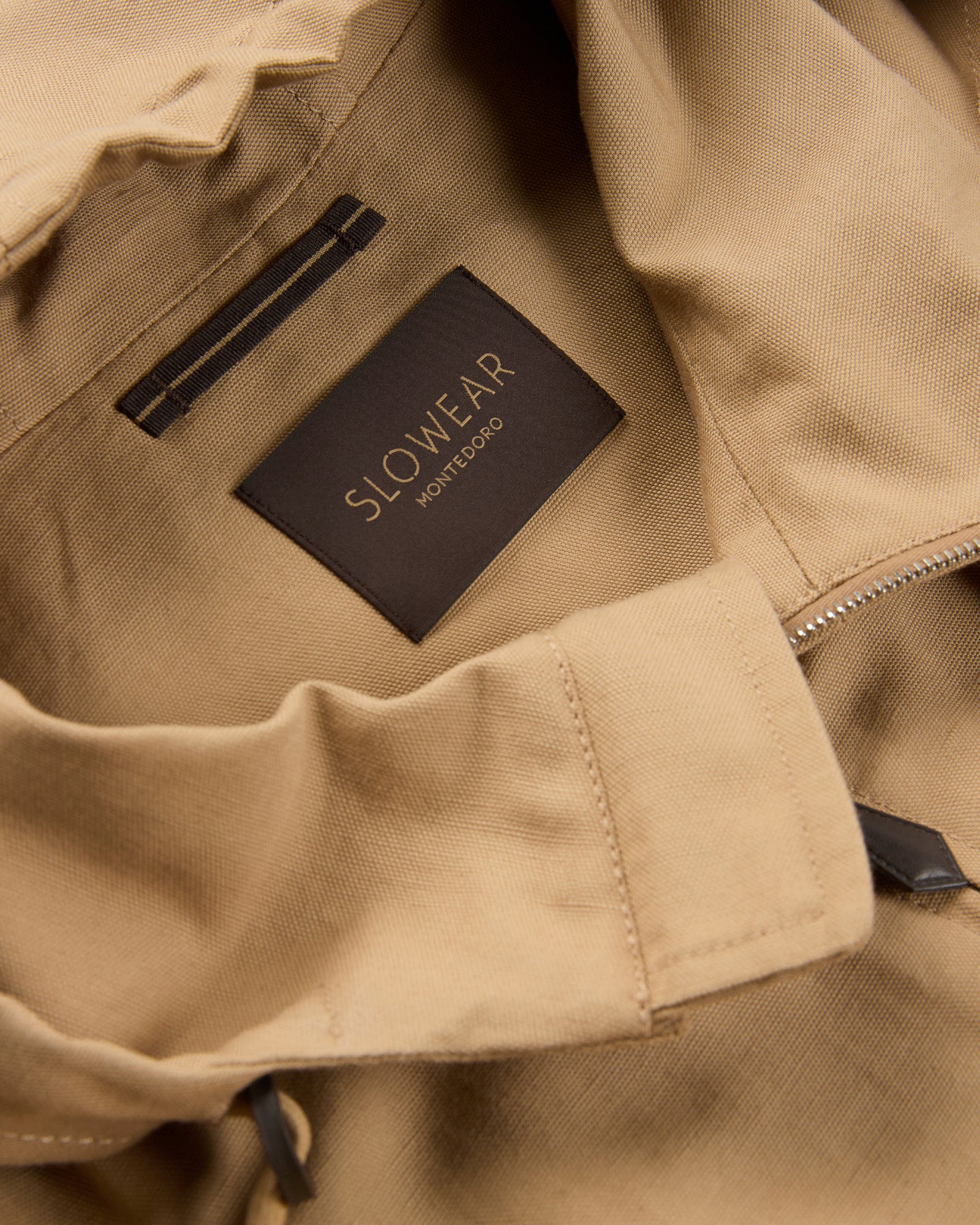 Cotton and linen canvas jacket - Image 6