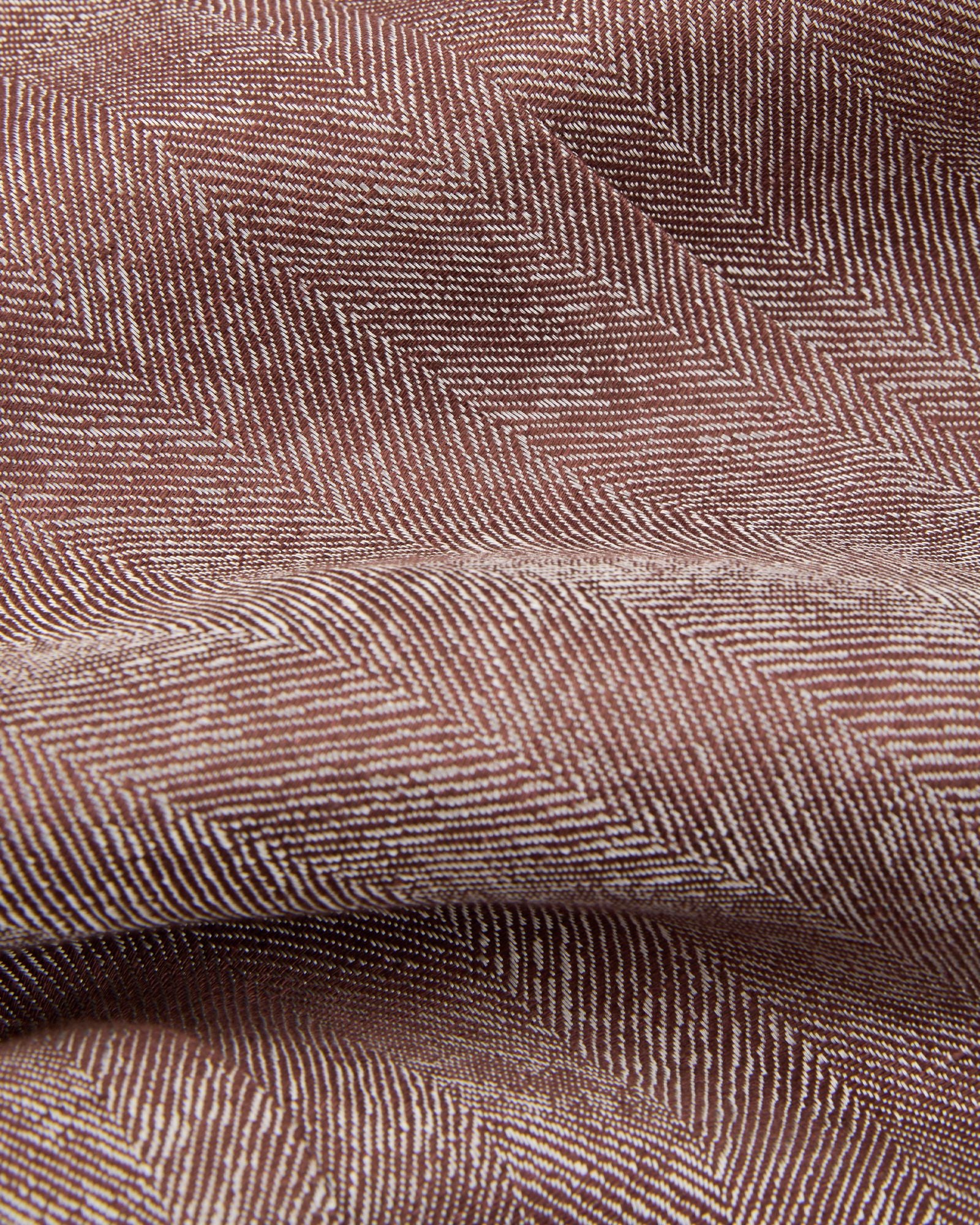 Double-breasted jacket in linen and viscose herringbone - Image 3