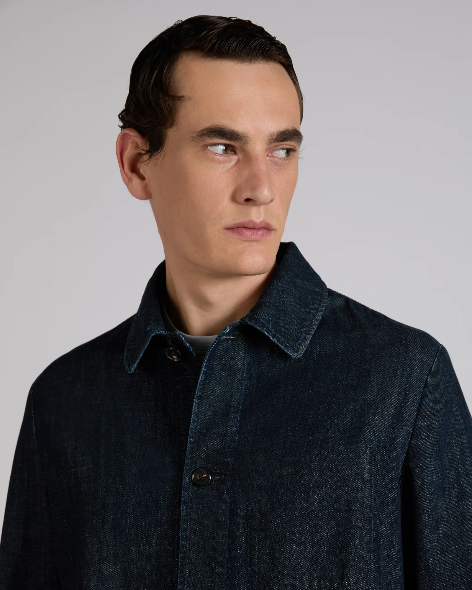Japanese denim chore jacket - Image 4