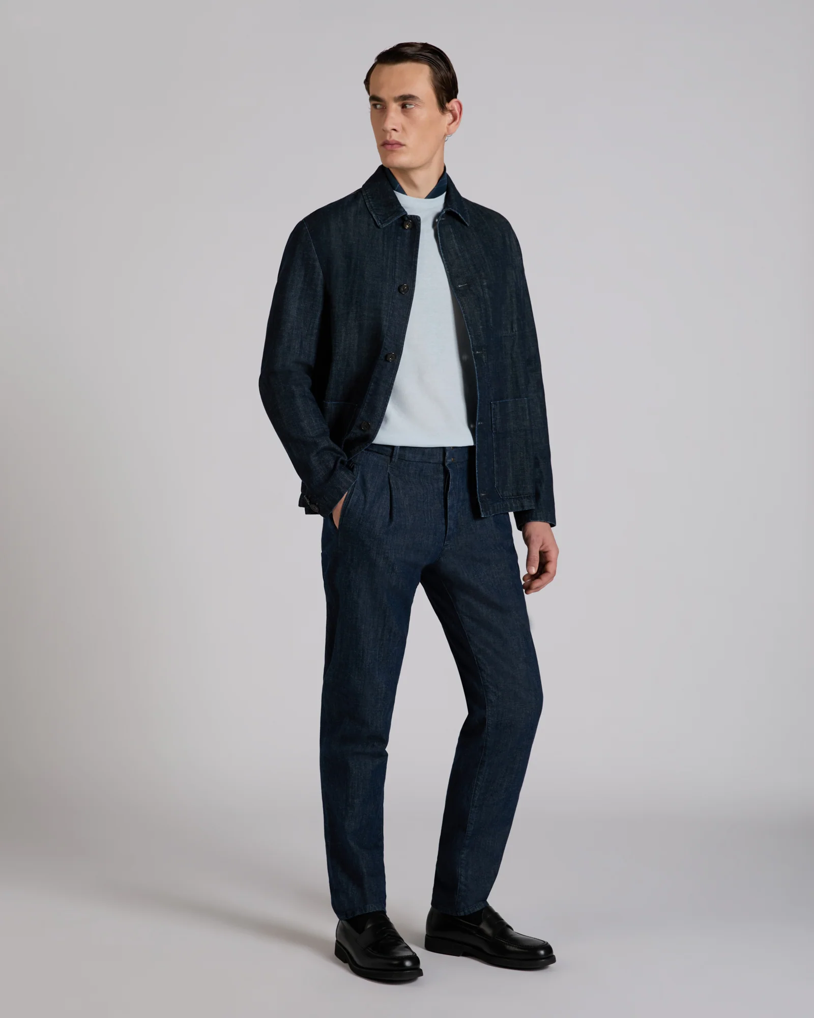 Japanese denim chore jacket - Image 5