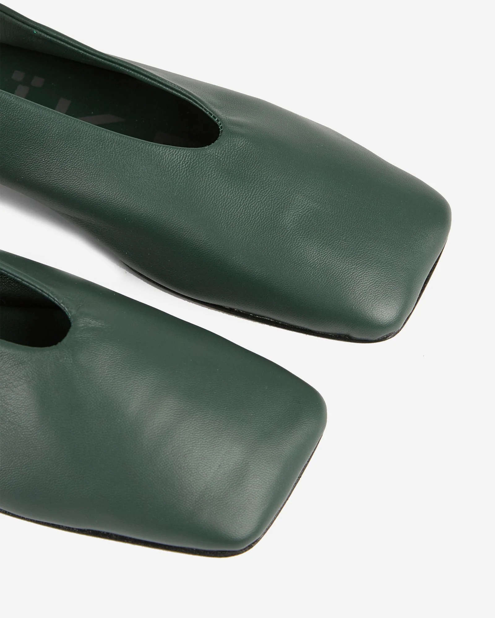 Leather ballet pumps - Image 3