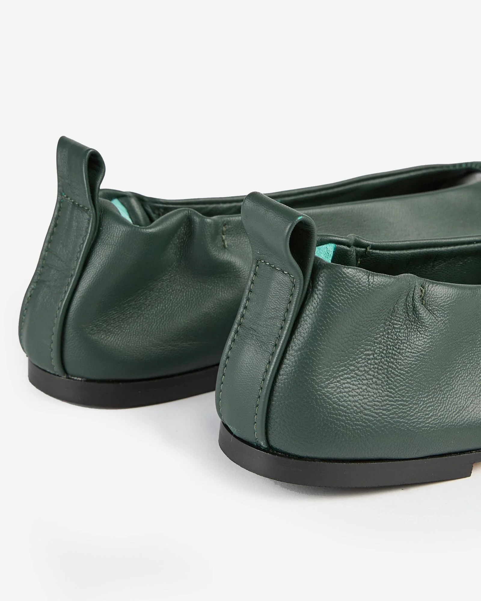 Leather ballet pumps - Image 4