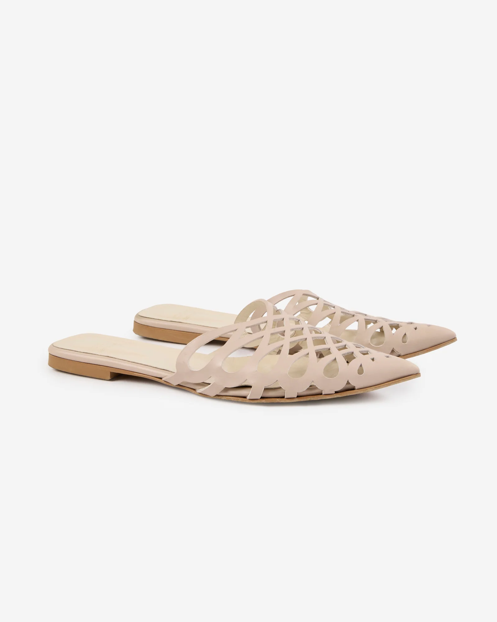 Leather mules