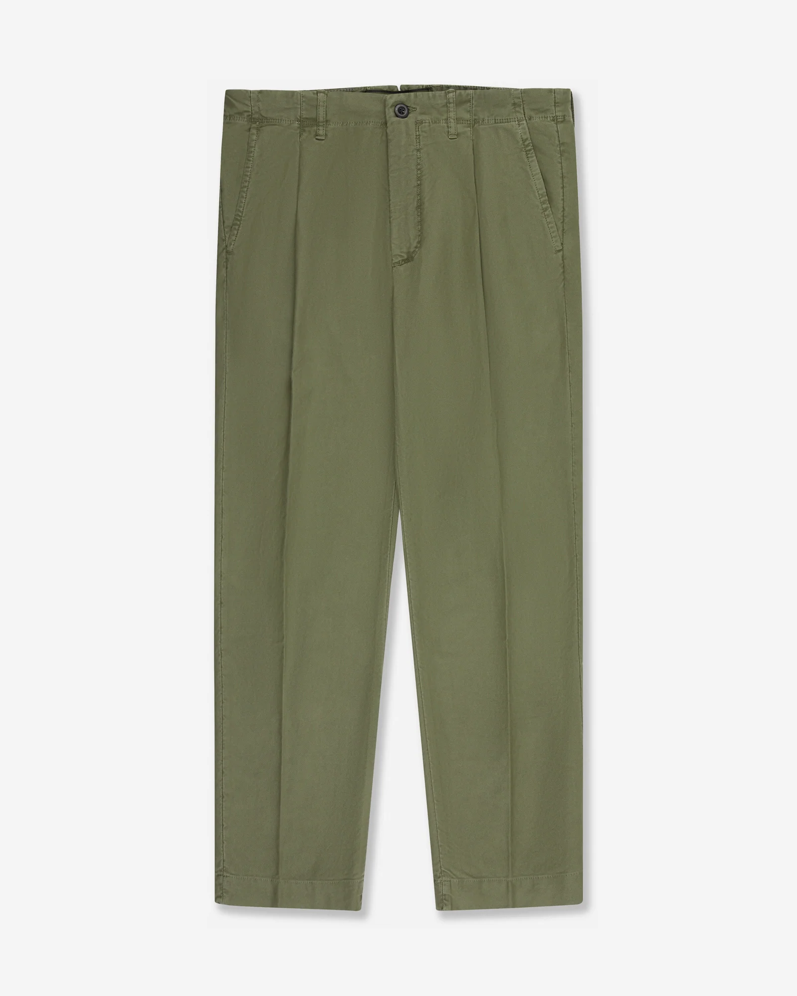 Loose fit tricochino trousers