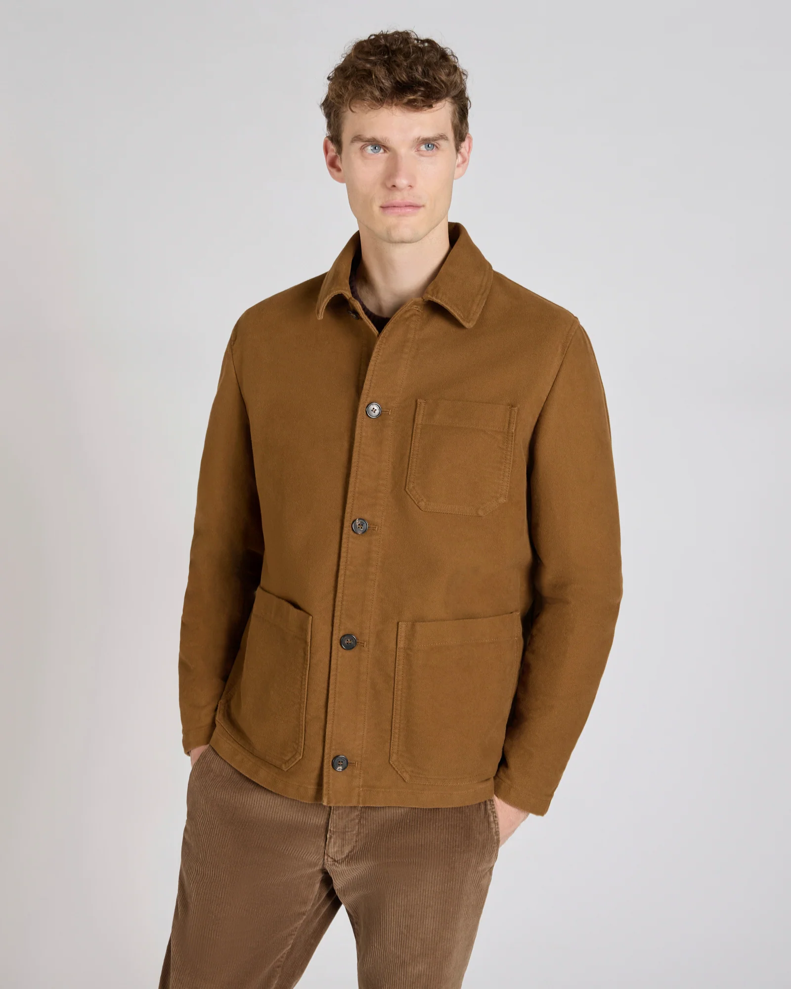 Moleskin blouson jacket - Image 2