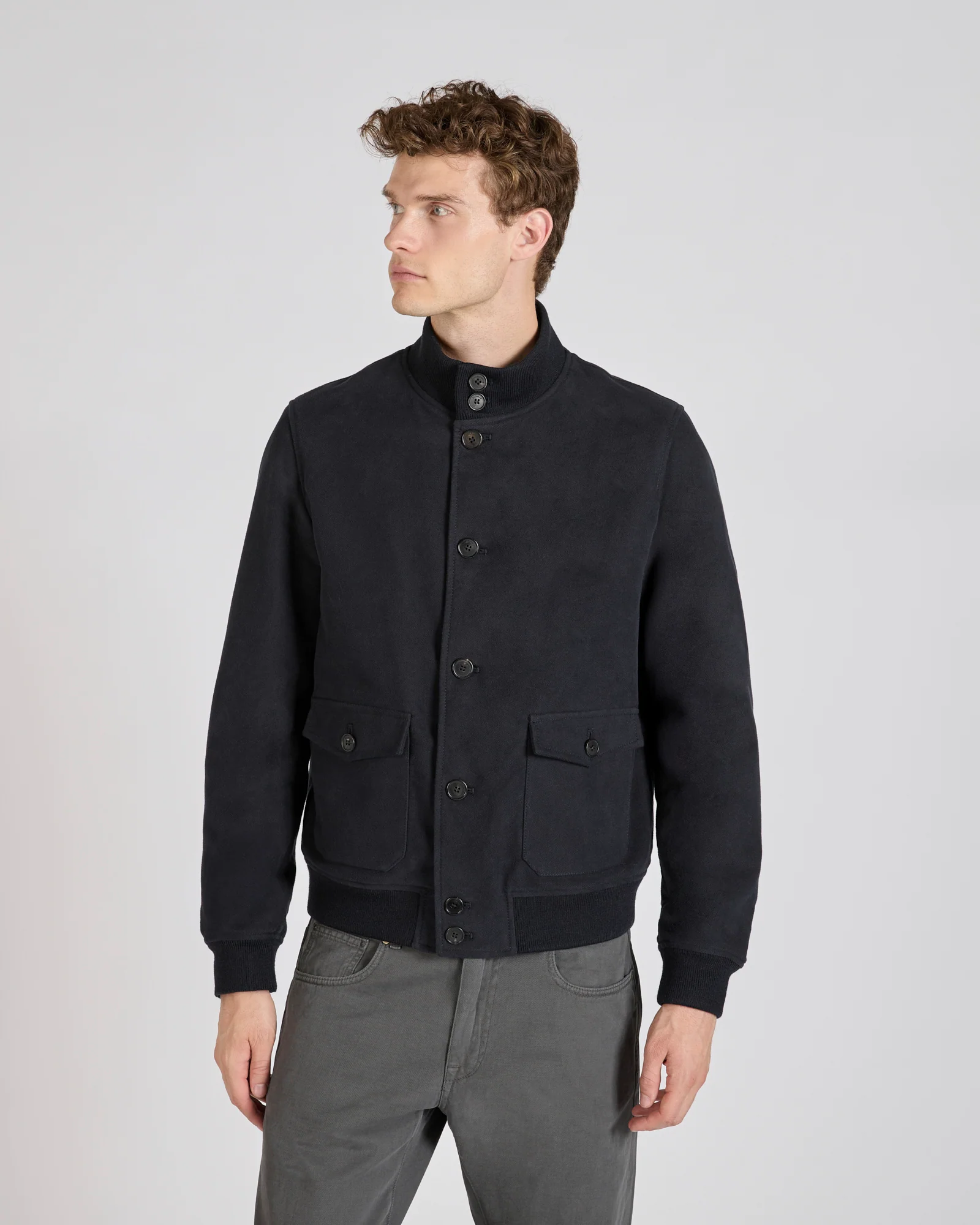 Moleskin bomber jacket - Image 2
