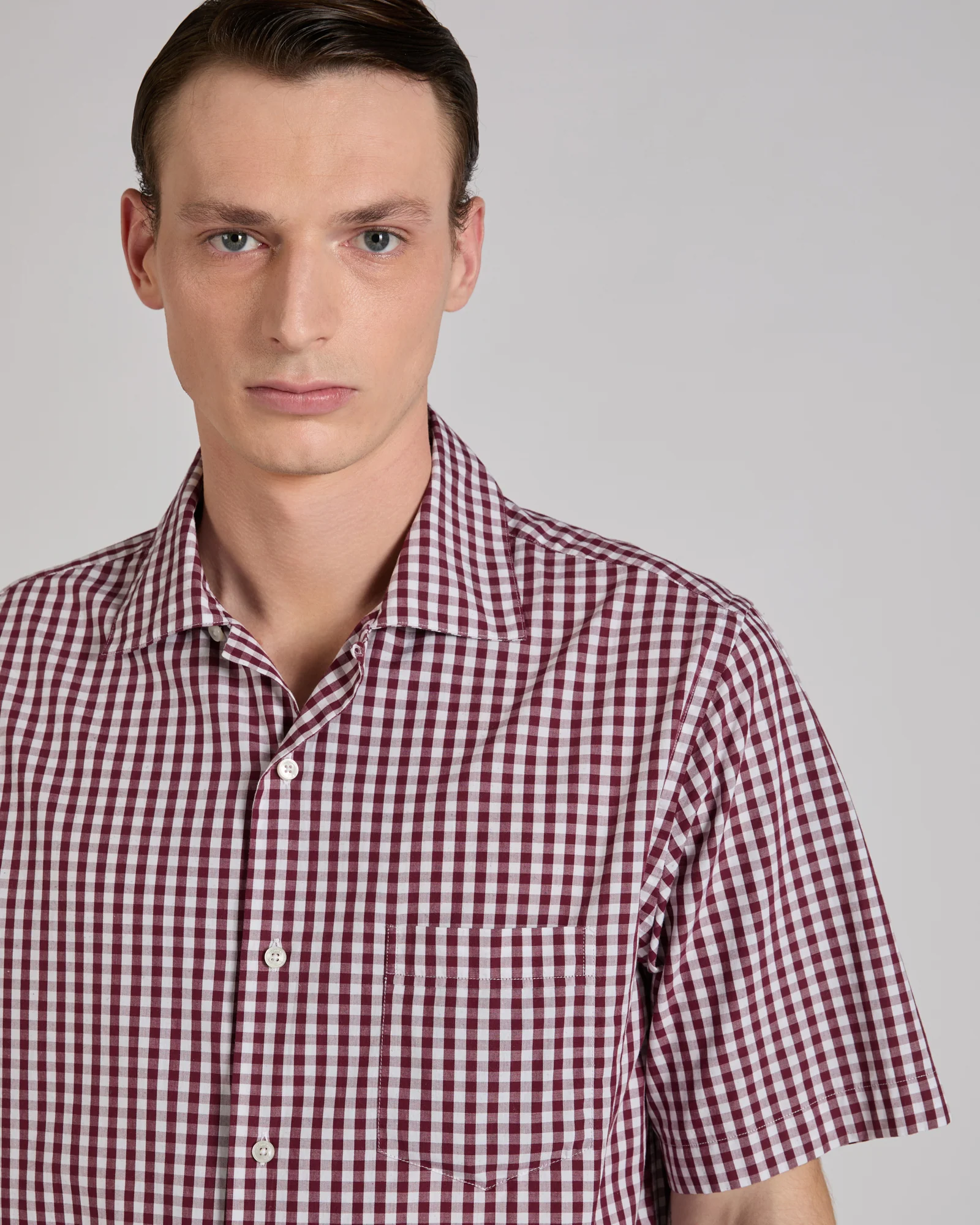 Patterned cotton overshirt - Image 4
