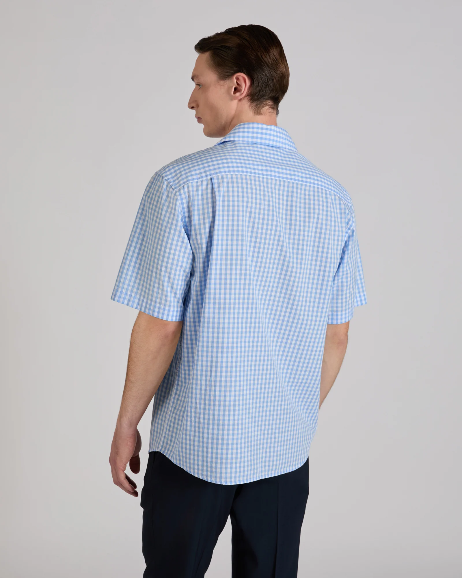 Patterned cotton overshirt - Image 3