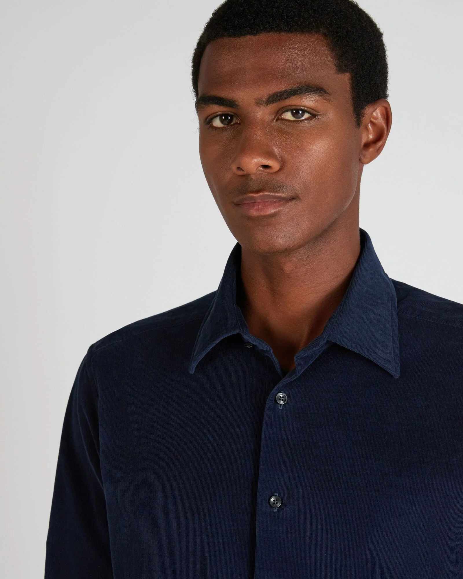 Regular fit corduroy shirt - Image 4