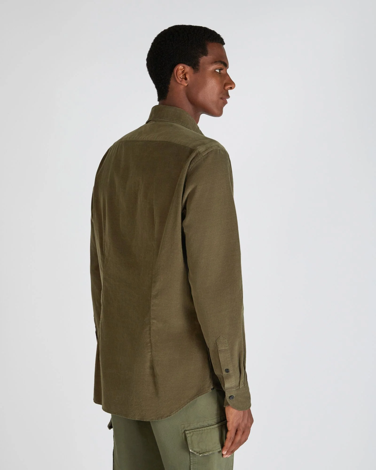 Regular fit corduroy shirt - Image 3