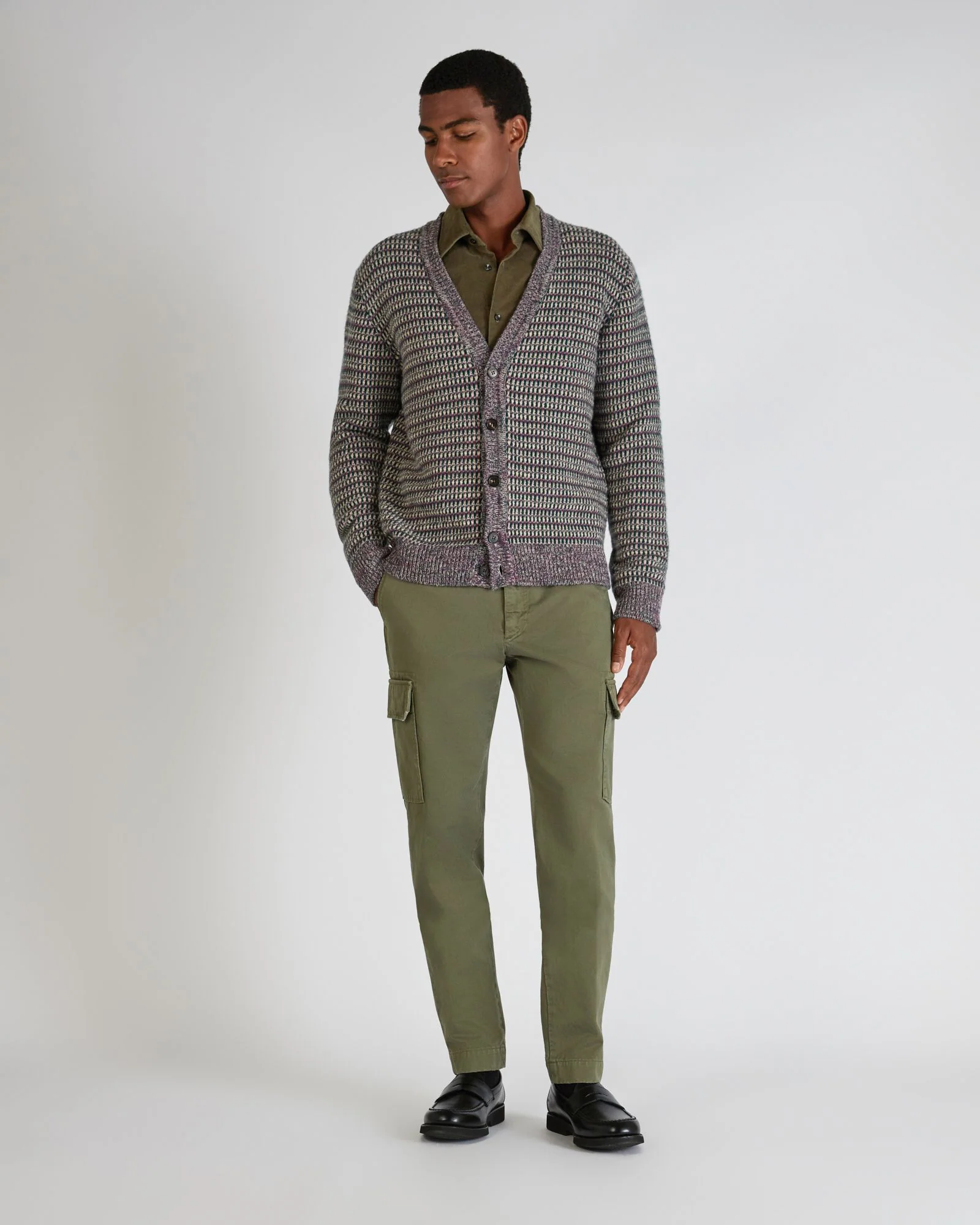 Regular fit corduroy shirt - Image 5