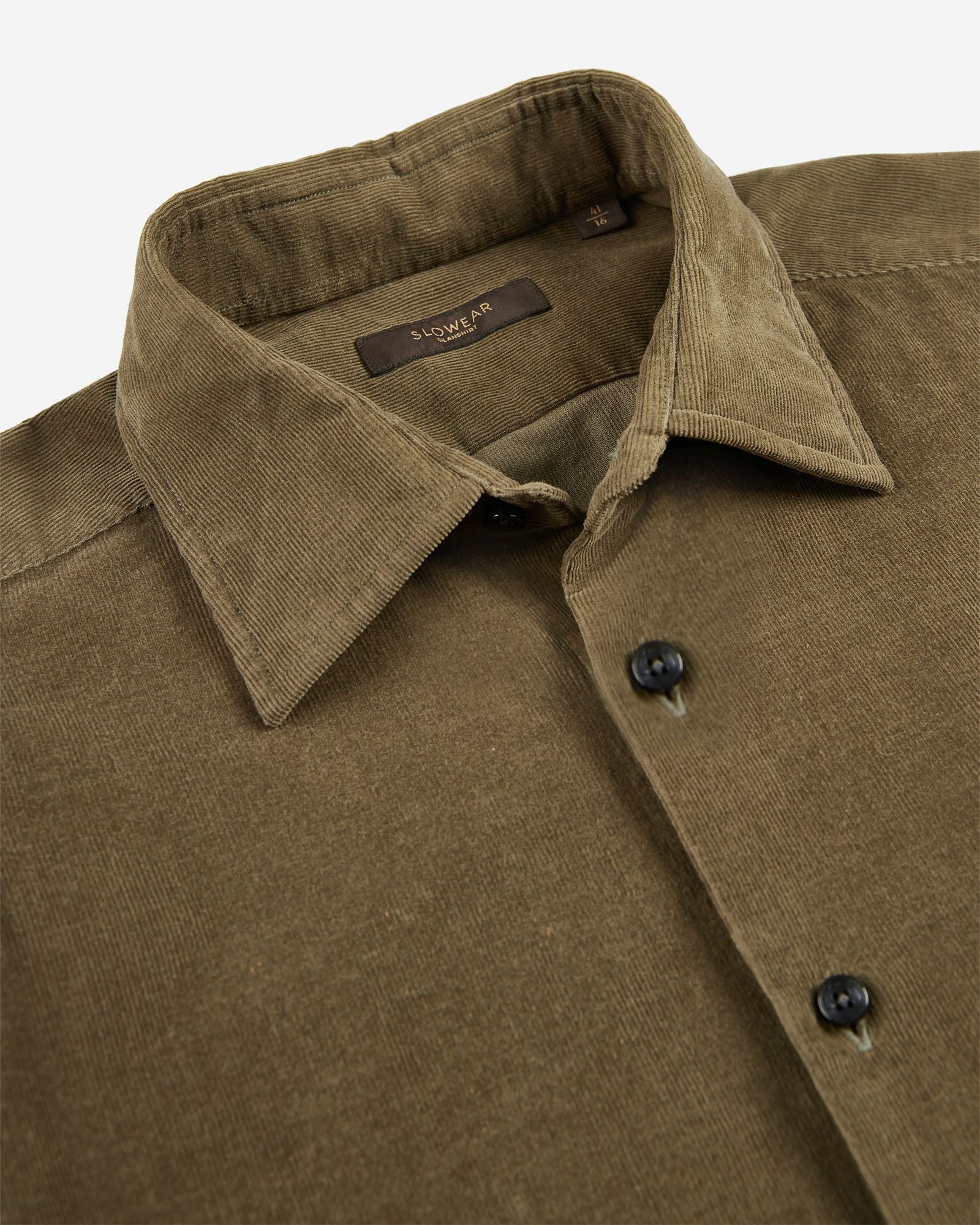 Regular fit corduroy shirt - Image 6
