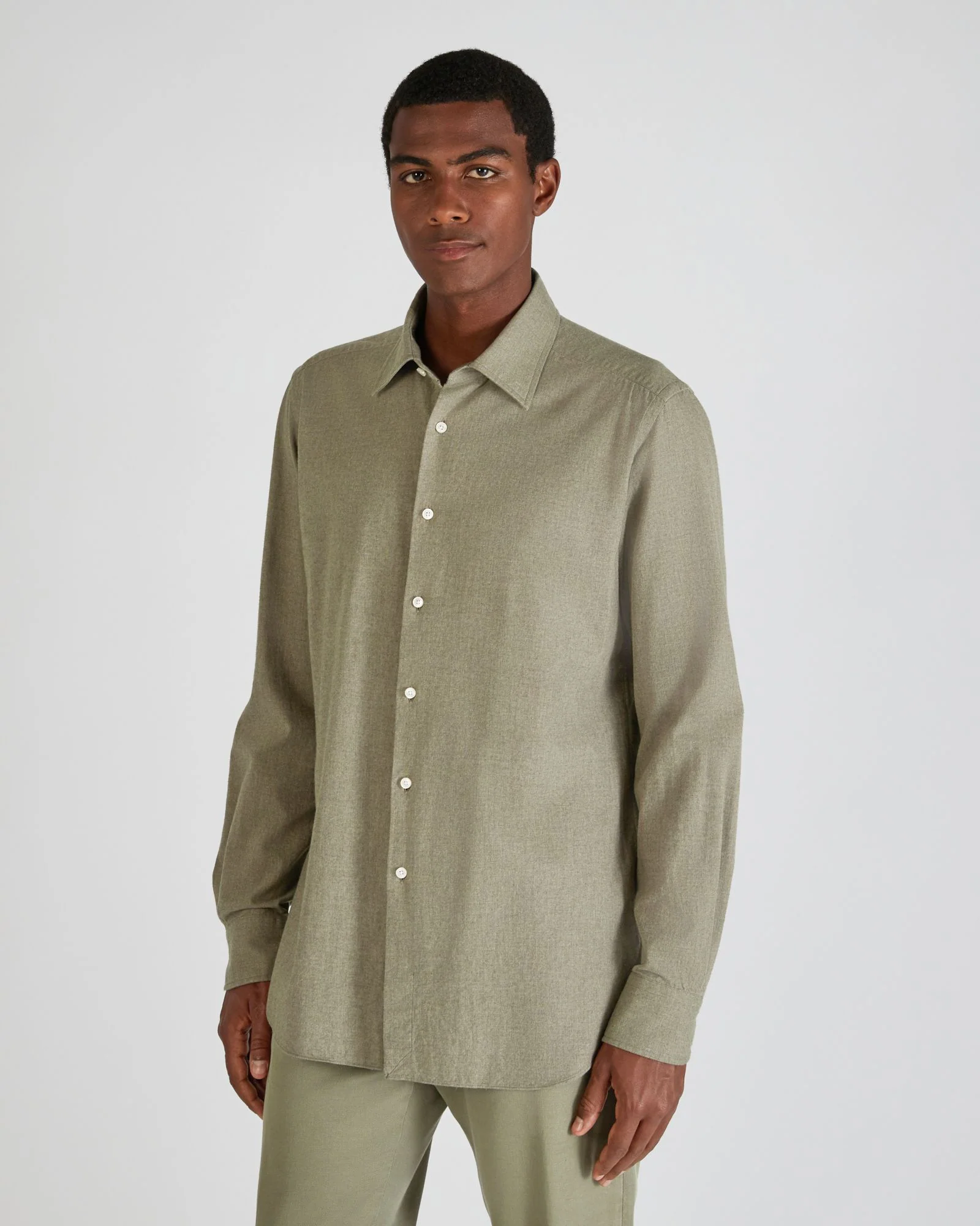 Regular fit cotton shirt - Image 2