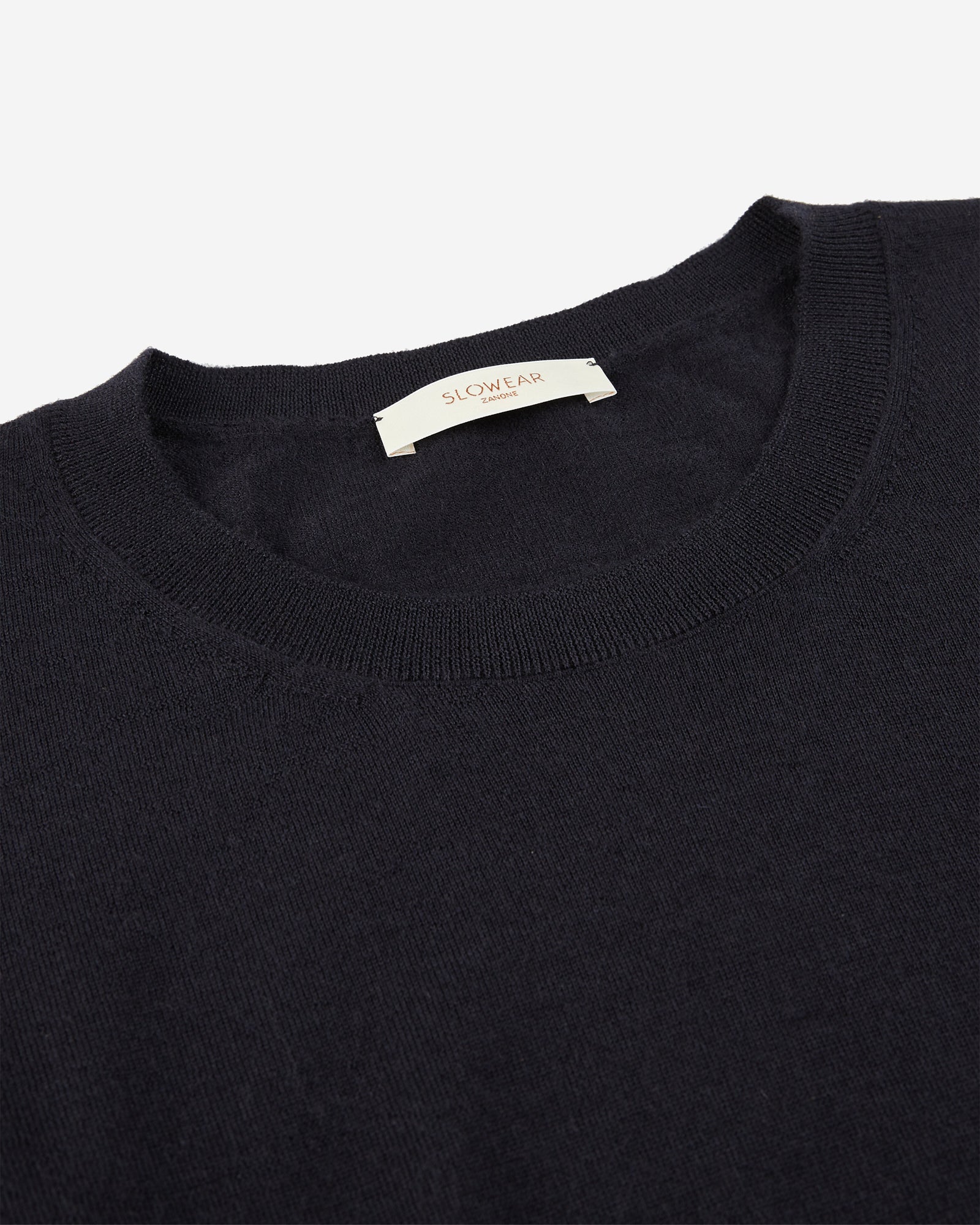 Regular fit crewneck sweater in cashmere and silk - Image 6