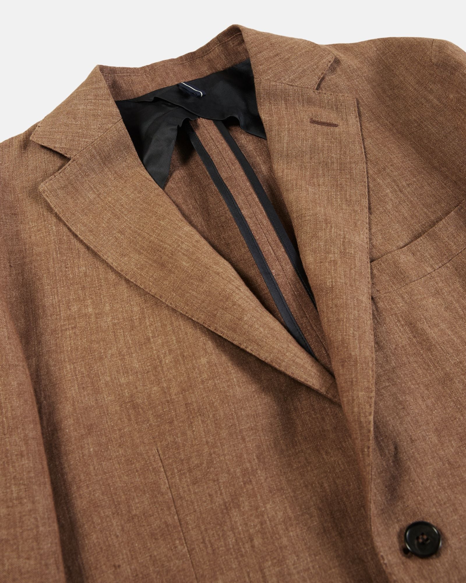 Regular-fit delavé linen jacket - Image 6