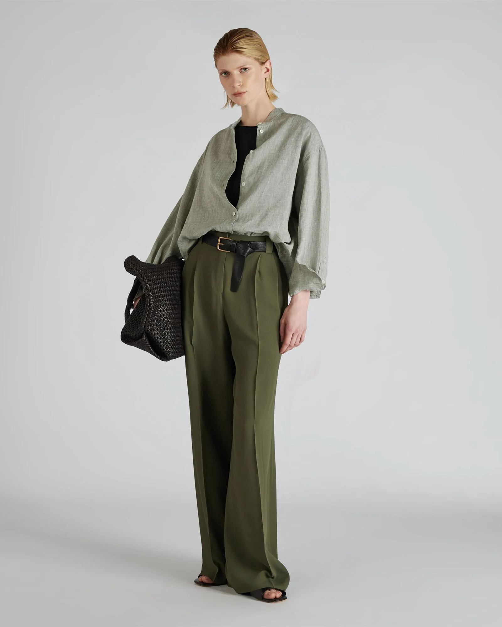 Regular fit jumper with boat neckline in organic IceCotton - Image 5
