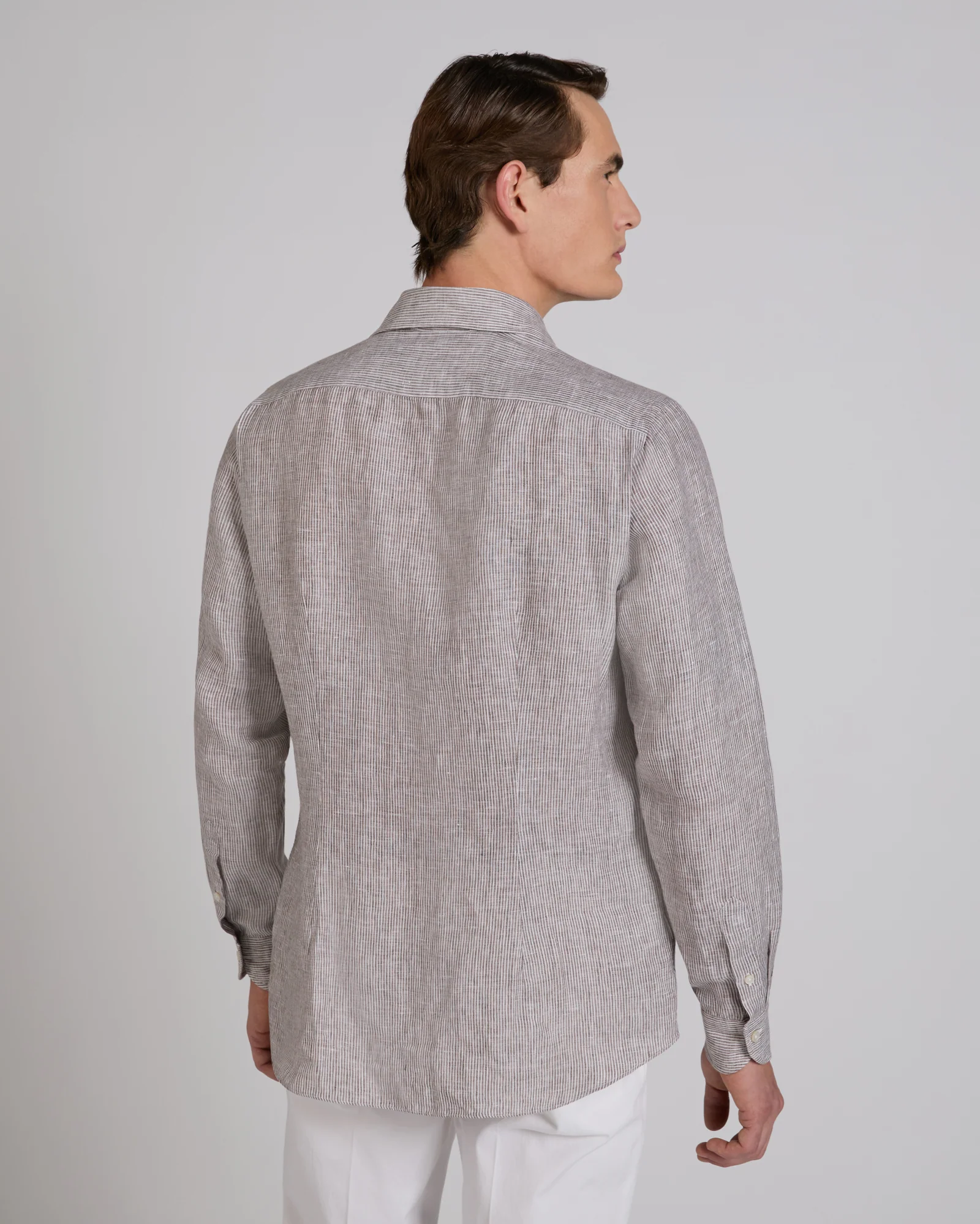 Regular fit linen shirt - Image 3