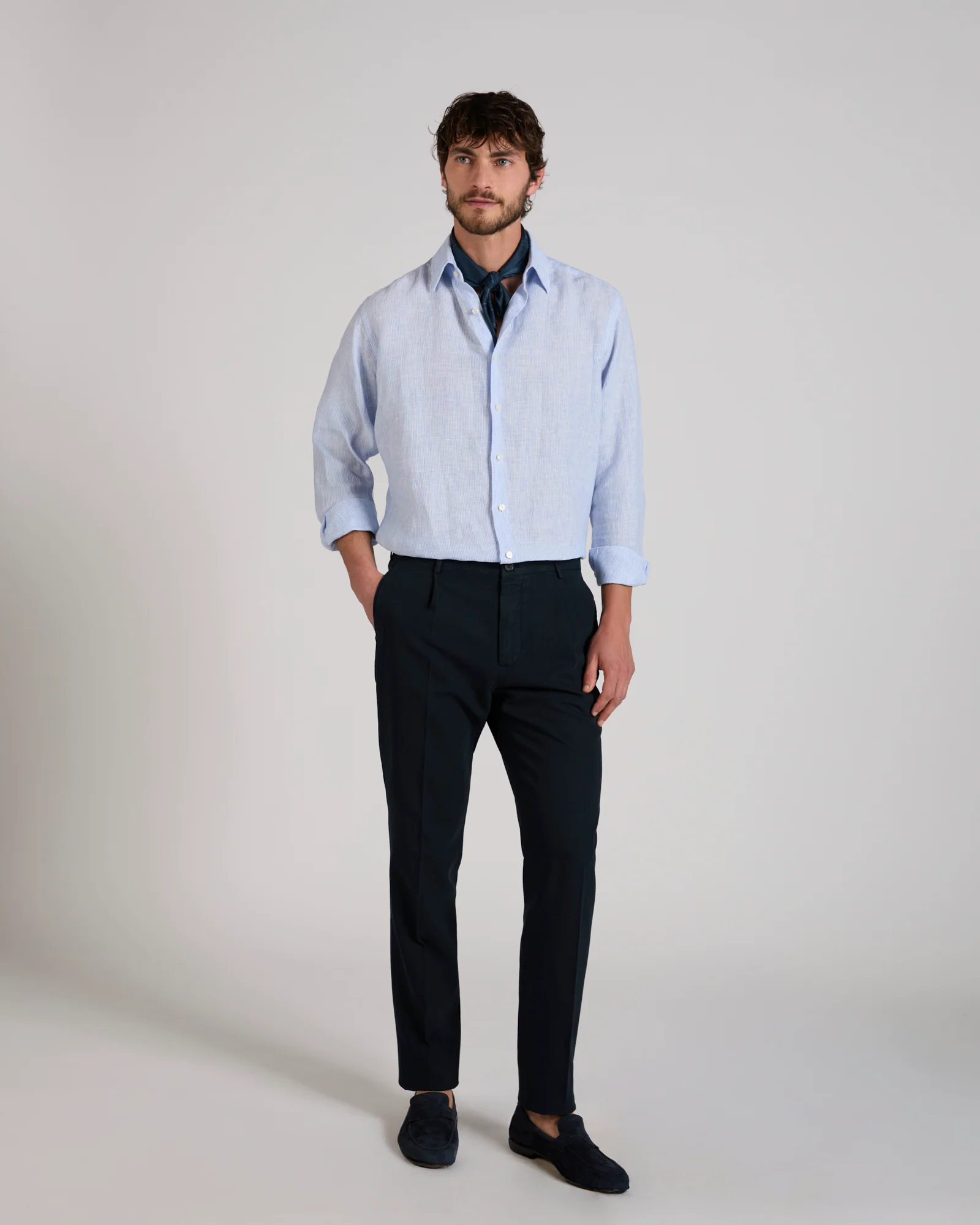 Regular fit linen shirt - Image 5