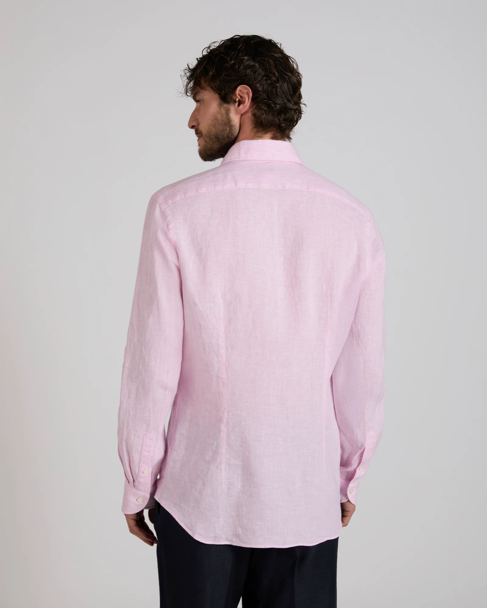 Regular fit linen shirt - Image 3