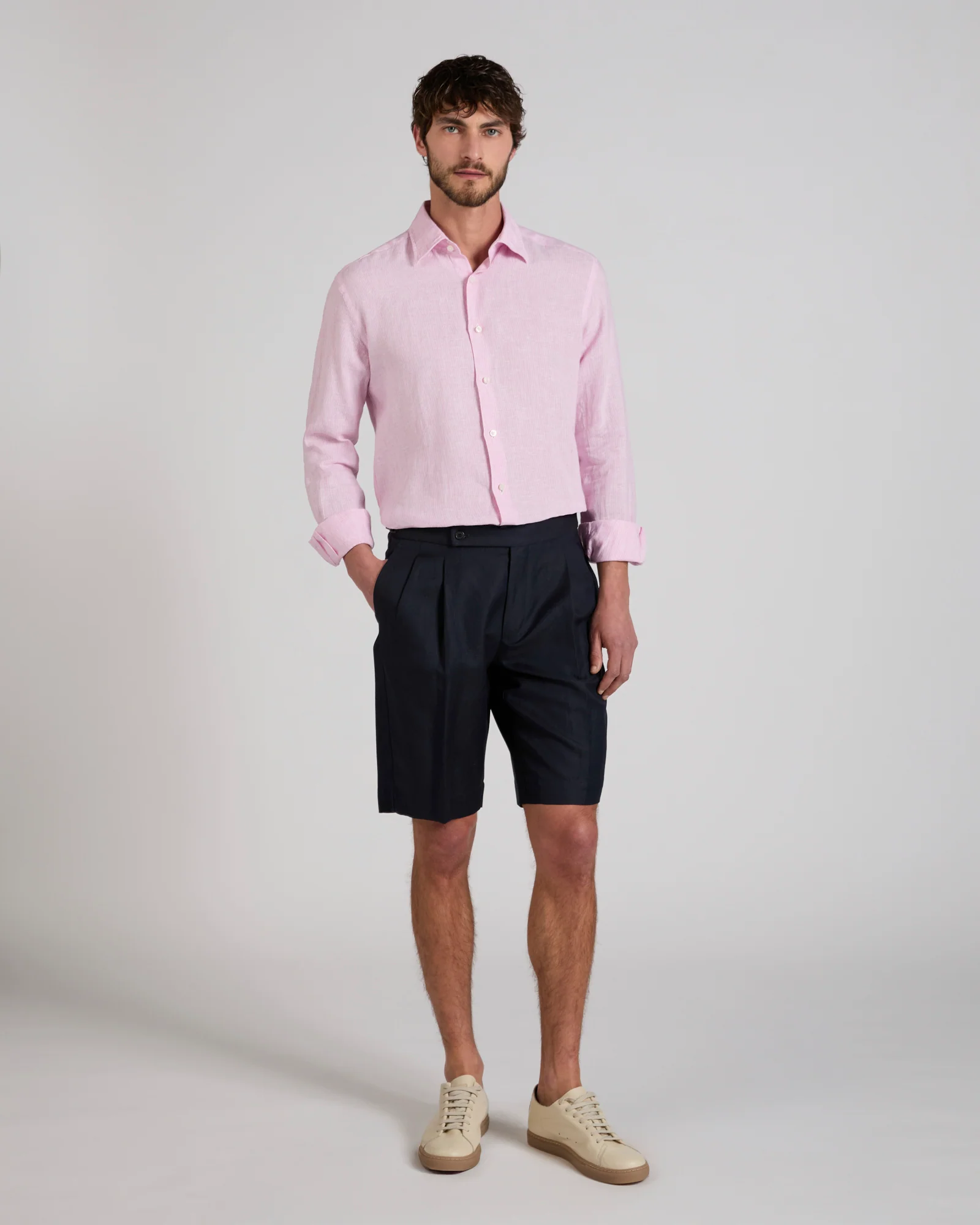 Regular fit linen shirt - Image 5