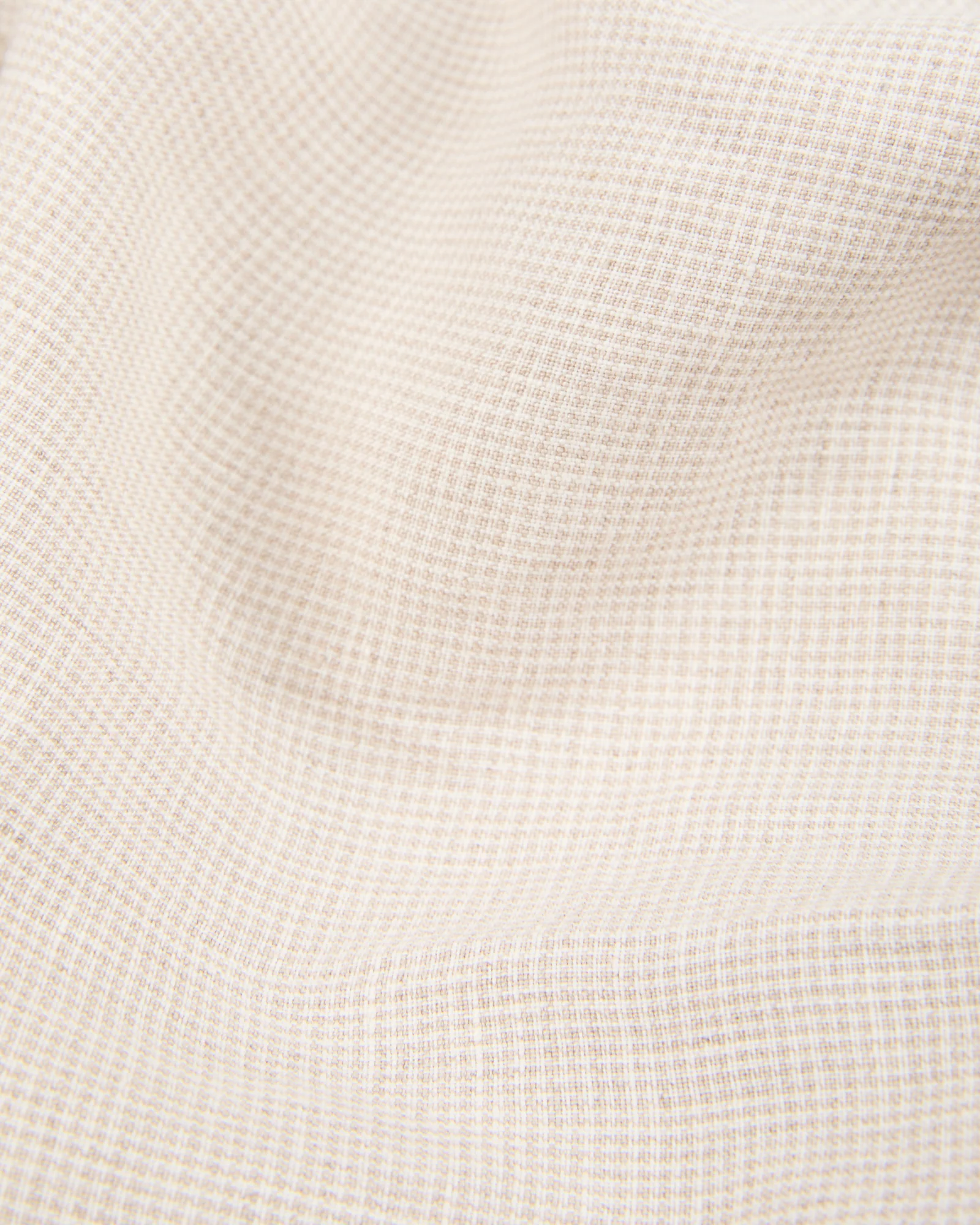Regular fit patterned linen trousers - Image 7