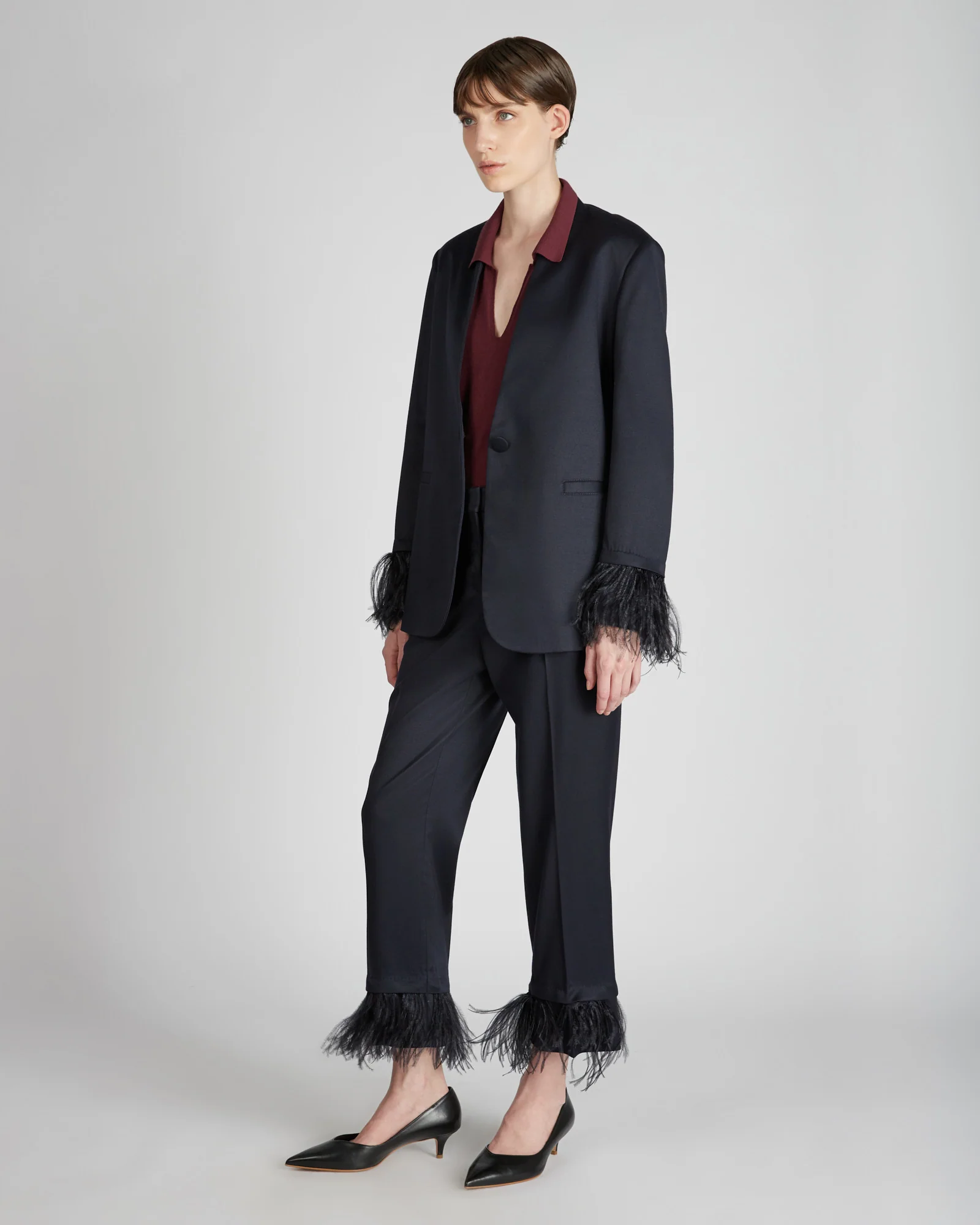 Regular fit shiny flannel jacket - Image 5