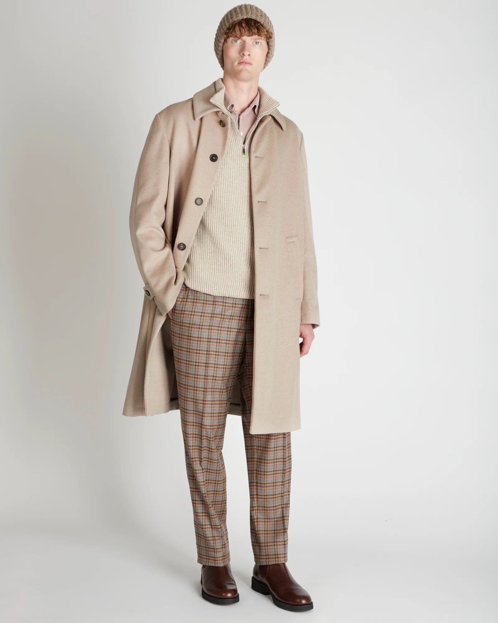 Regular fit wool and cashmere loden - Image 5