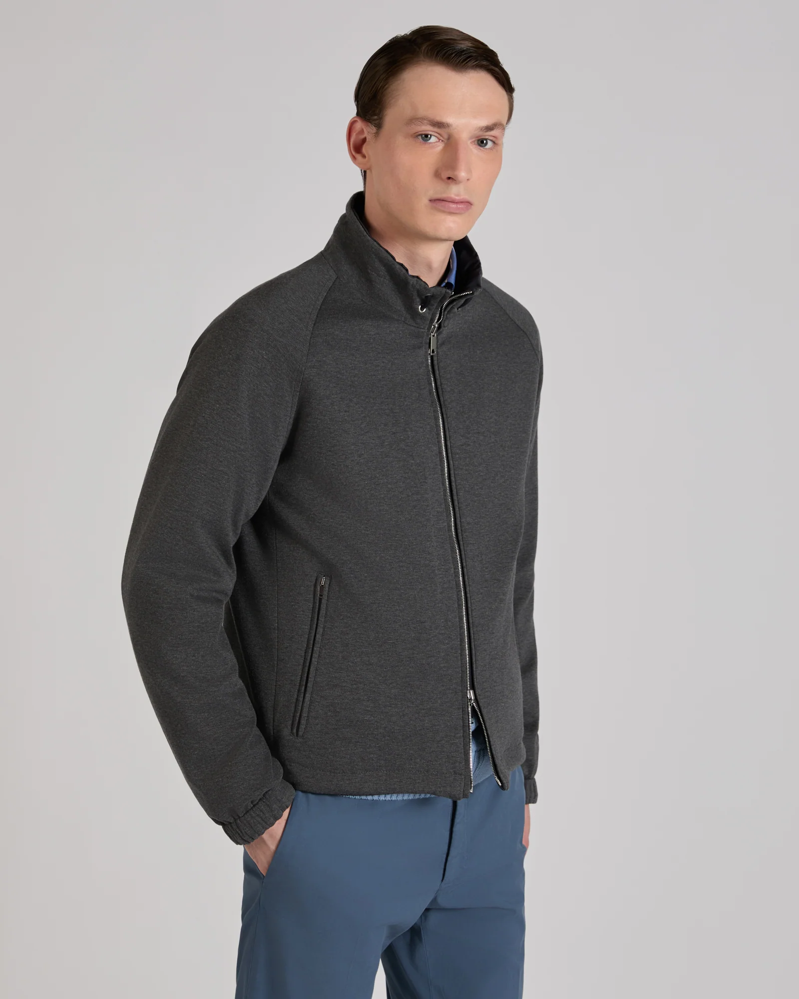 Reversible polyester taffeta blouson jacket - Image 5