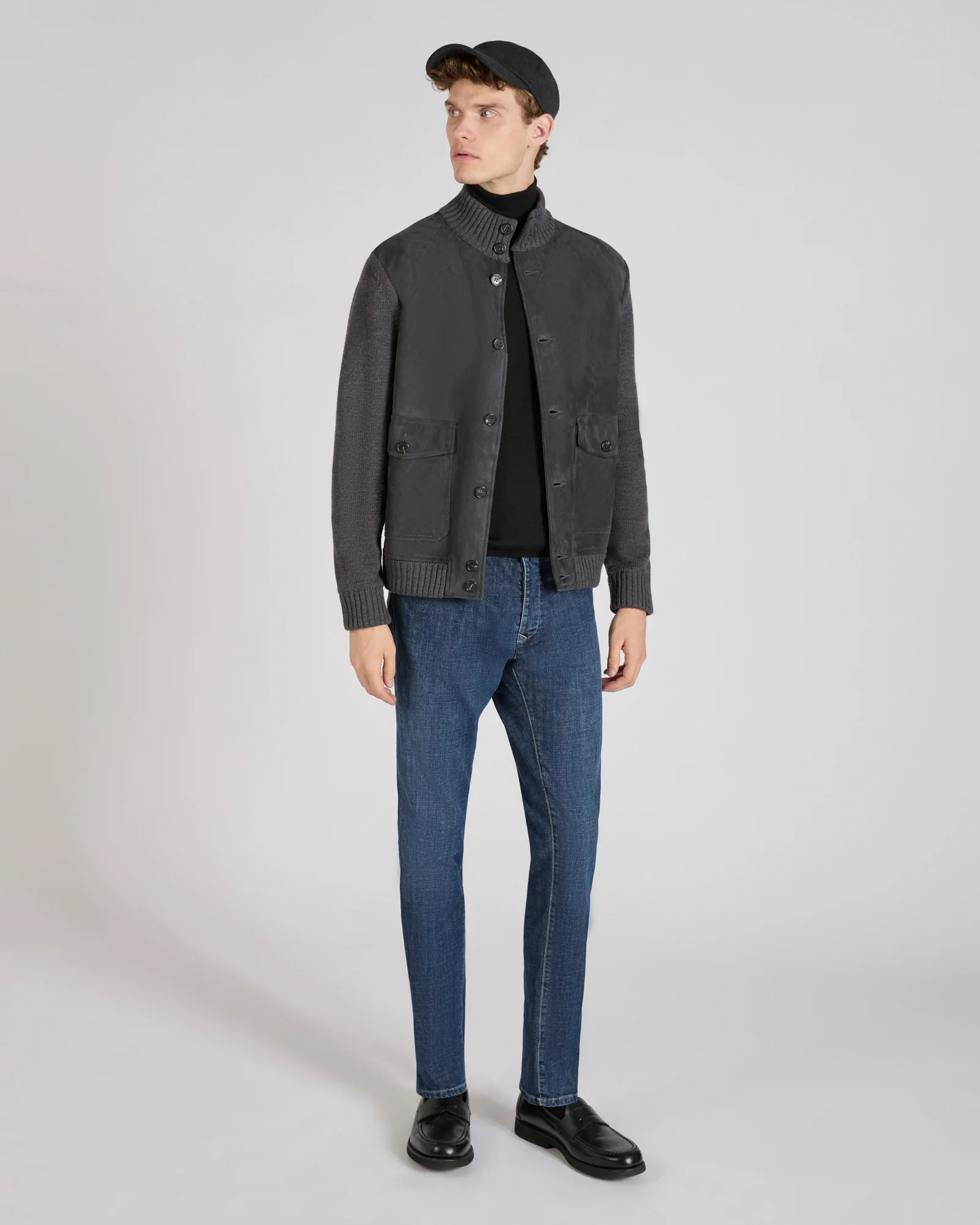 Slim fit cashmere and silk turtleneck sweater - Image 5