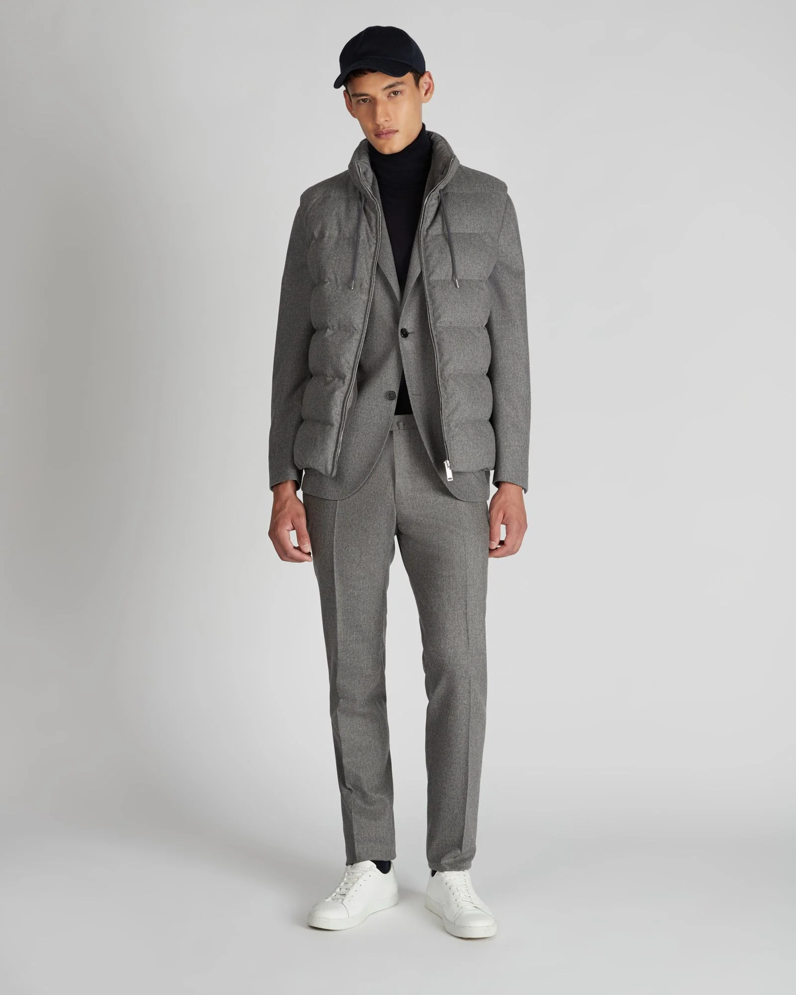 Slim fit cashmere and silk turtleneck sweater - Image 5