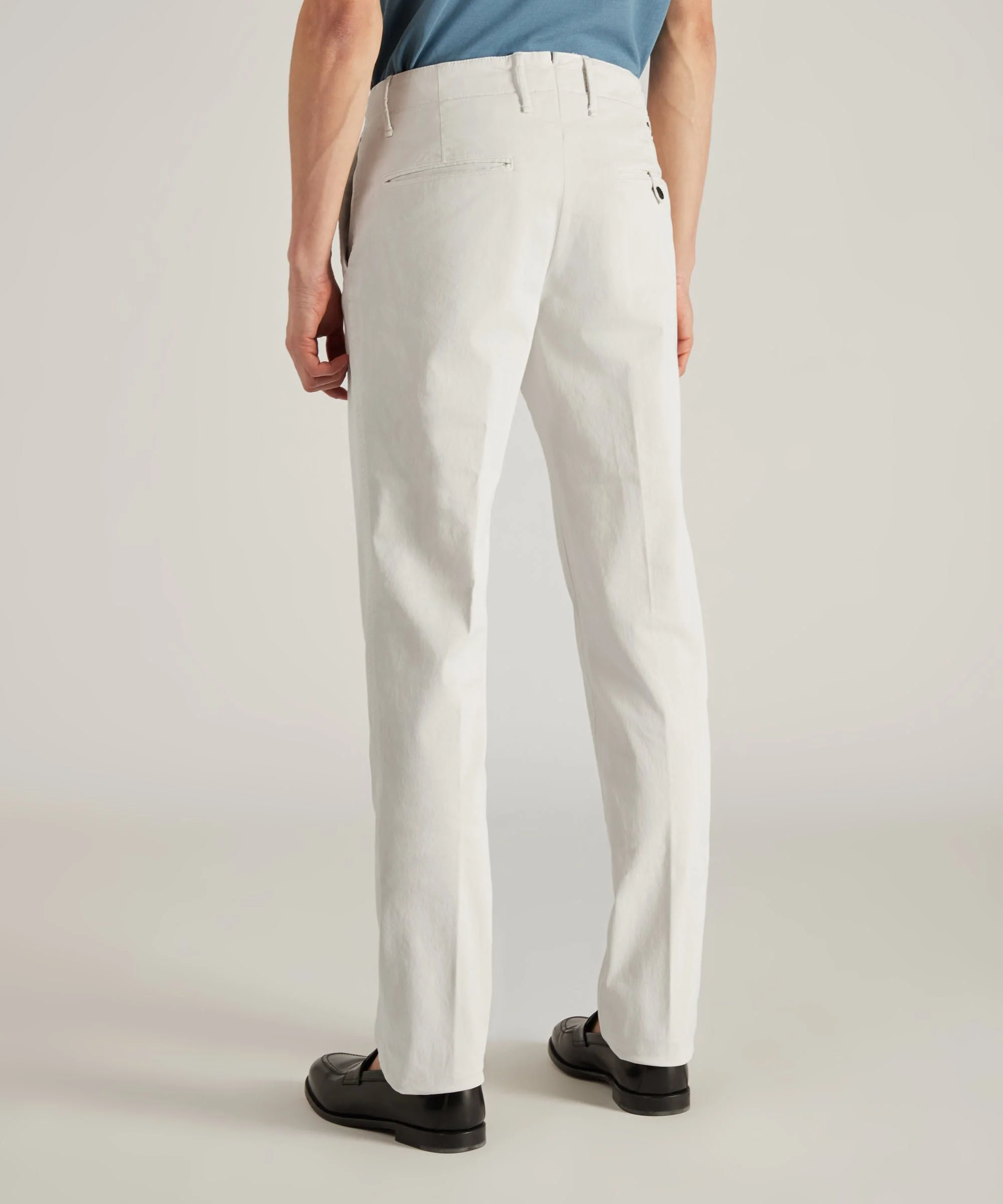 Slim-fit certified stretch gabardine trousers - Image 3