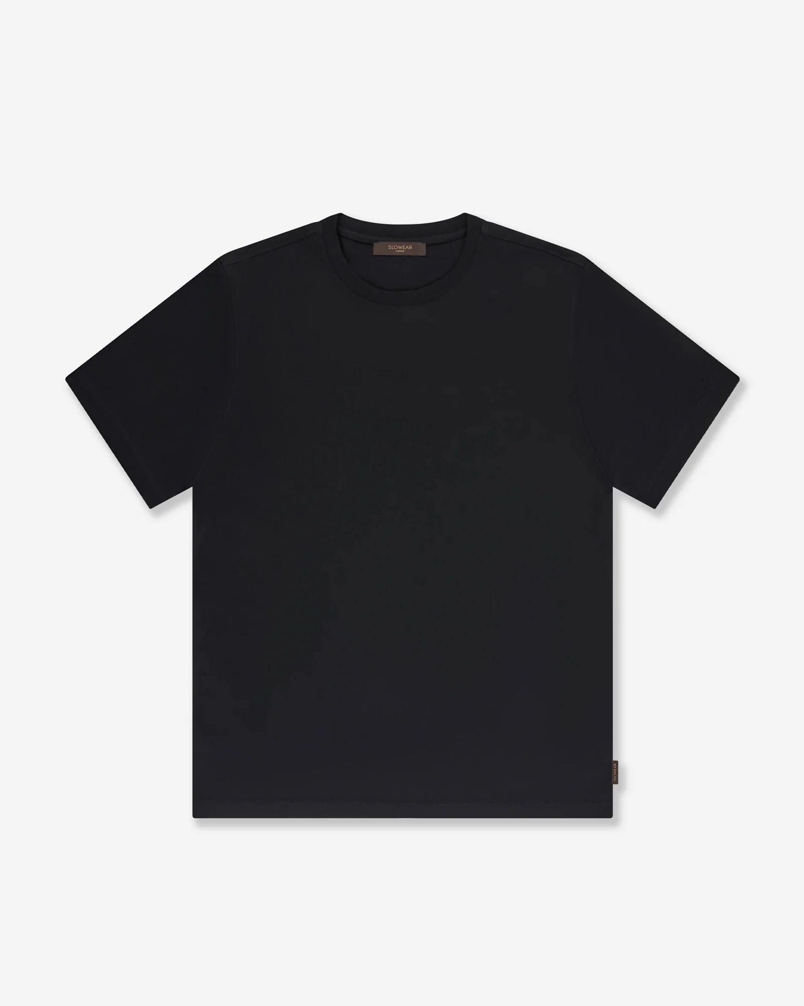 Slim fit cotton and silk jersey T-shirt