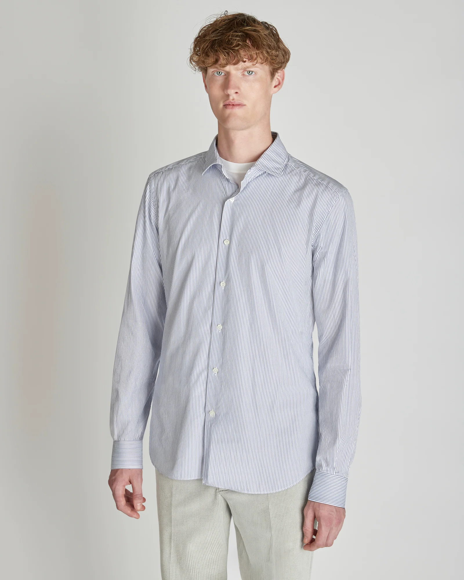 Slim fit cotton shirt - Image 2