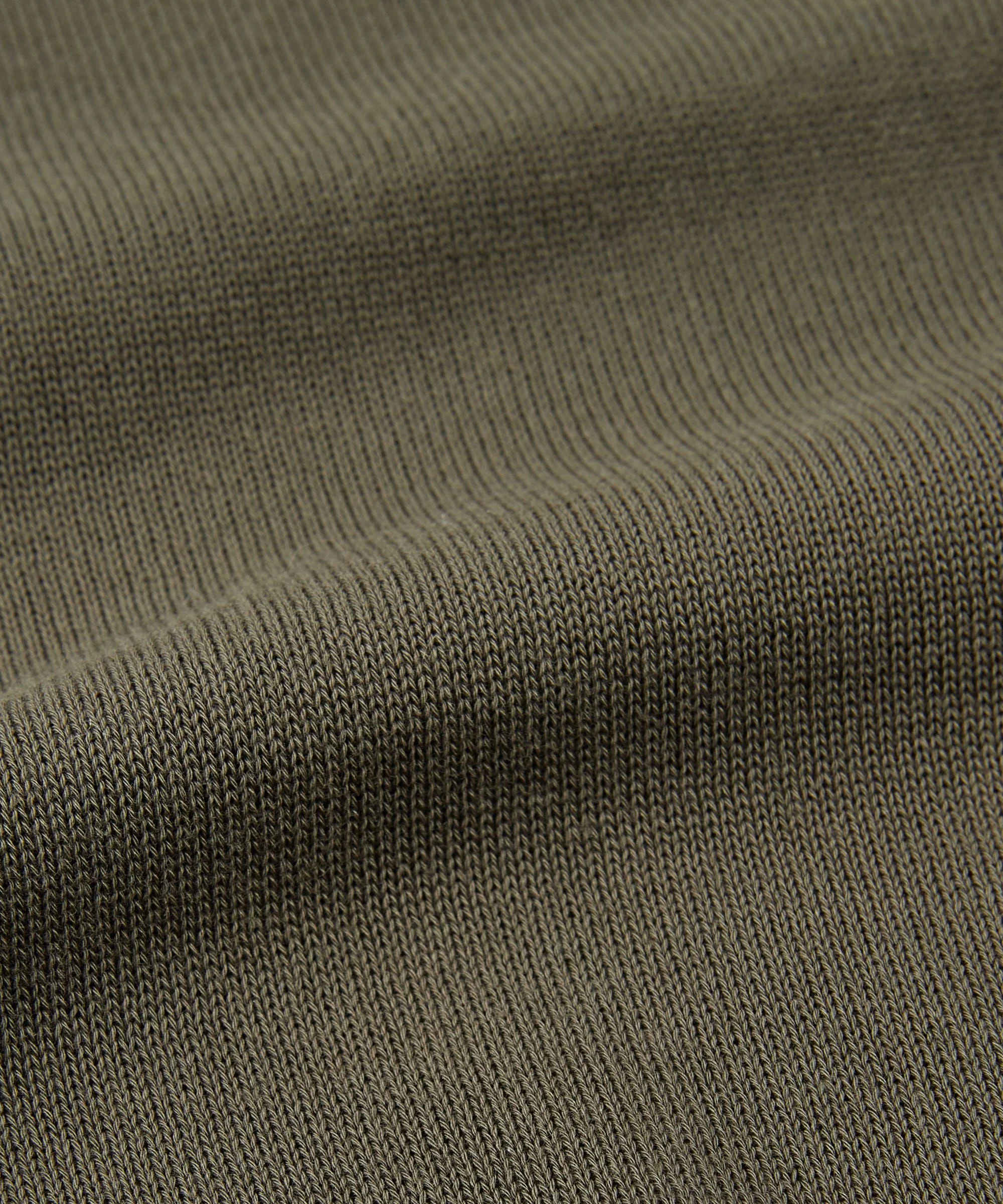 Slim-fit crew neck sweater in certified crêpe cotton - Image 3