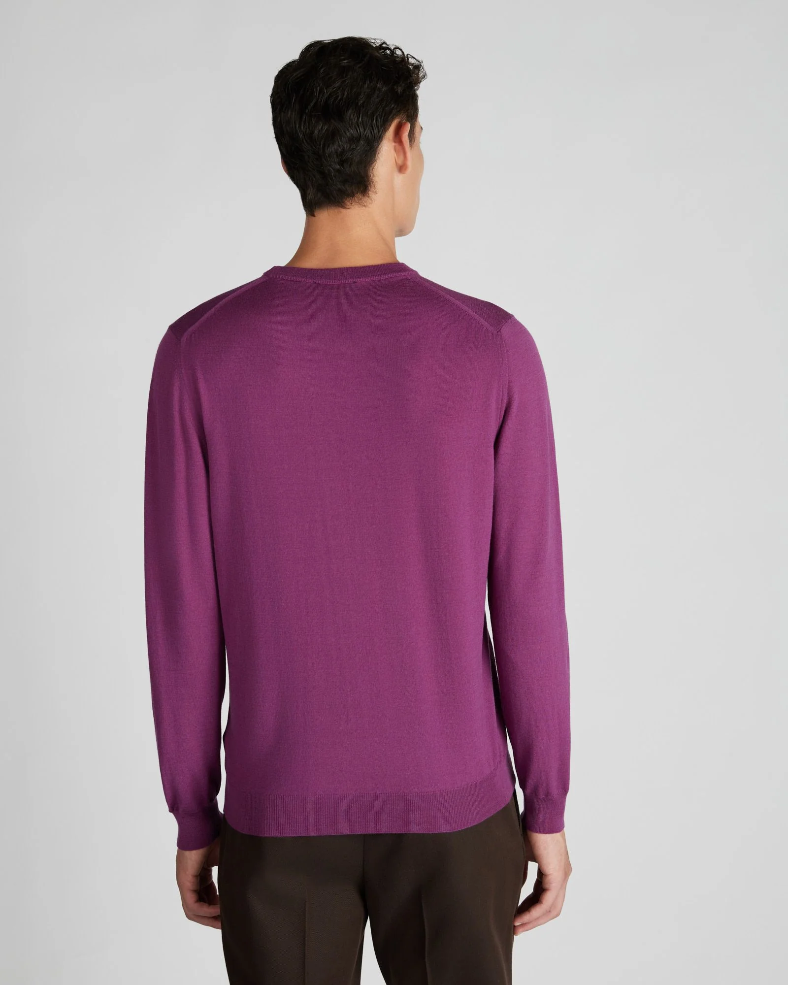 Slim fit Flexwool crewneck sweater - Image 3
