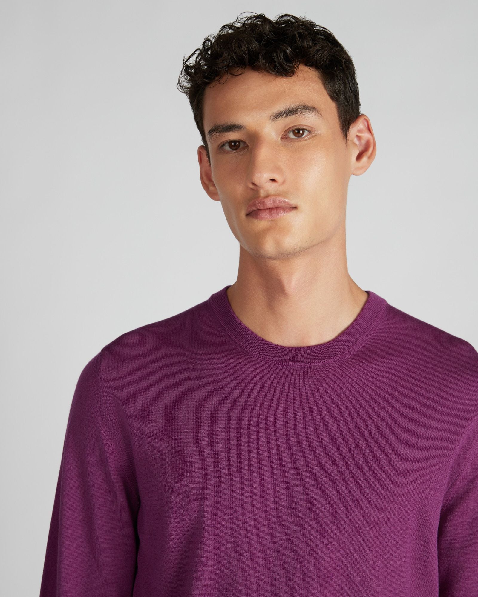 Slim fit Flexwool crewneck sweater - Image 4