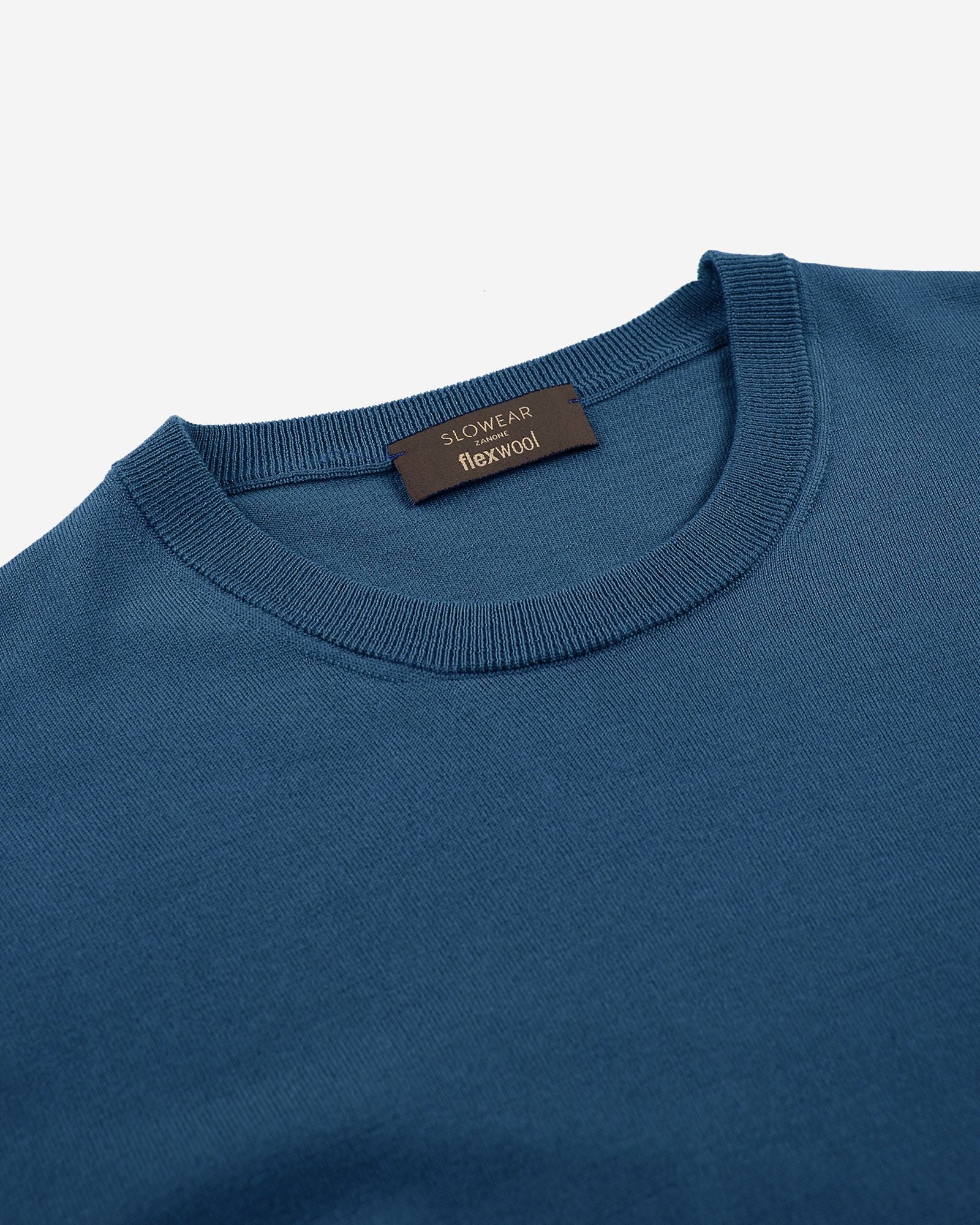 Slim fit Flexwool crewneck sweater - Image 6