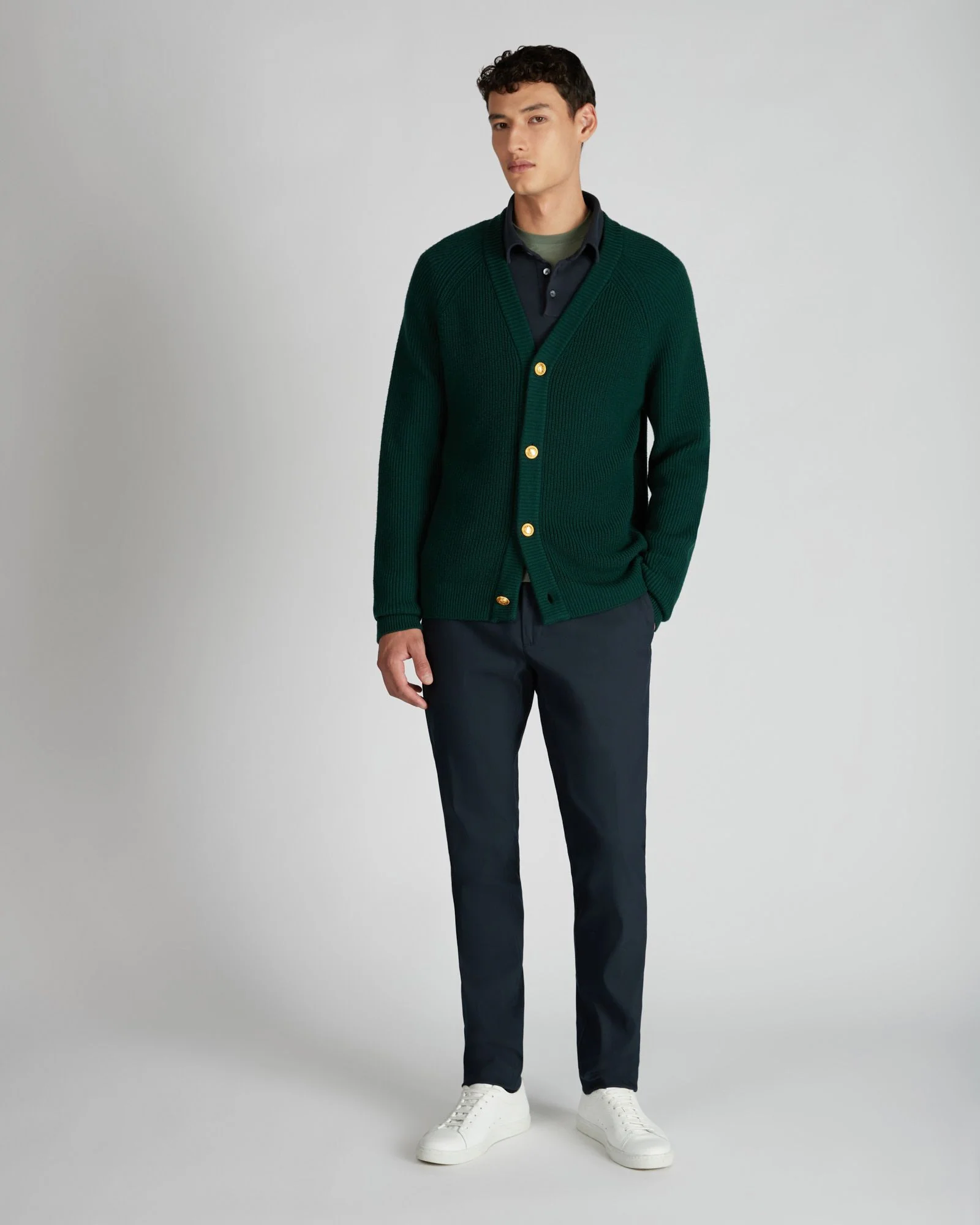 Slim fit Interlock cotton polo shirt - Image 5