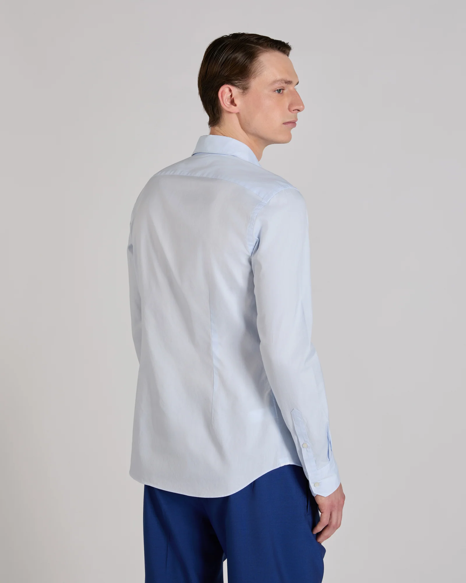 Slim fit Oxford cotton shirt - Image 3