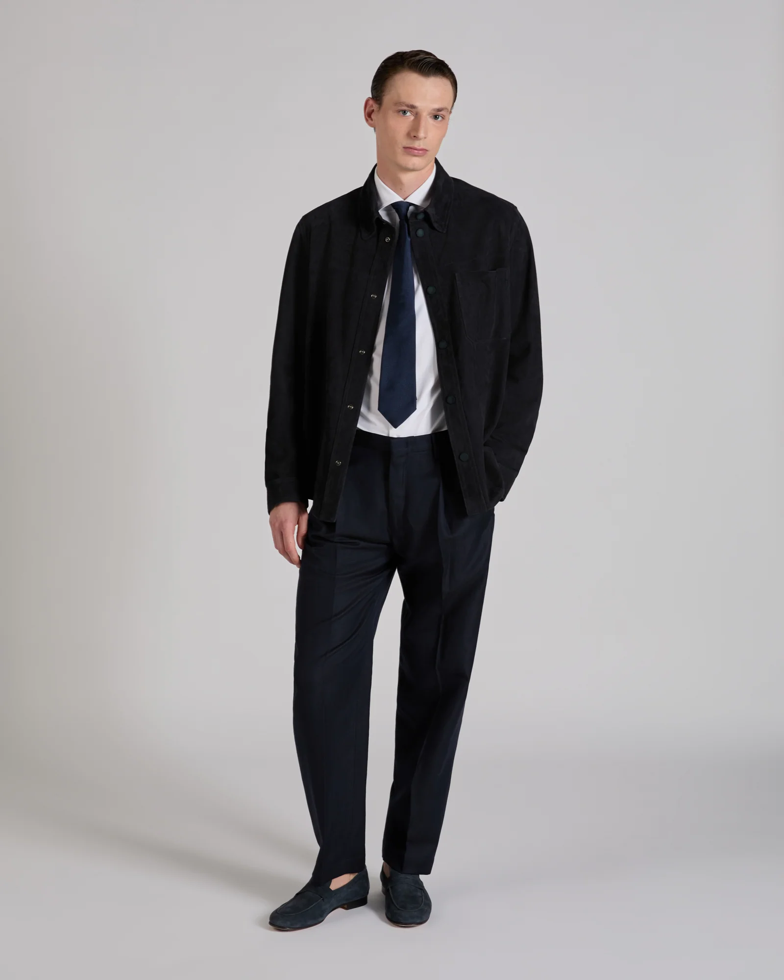 Slim fit technical fabric shirt - Image 5