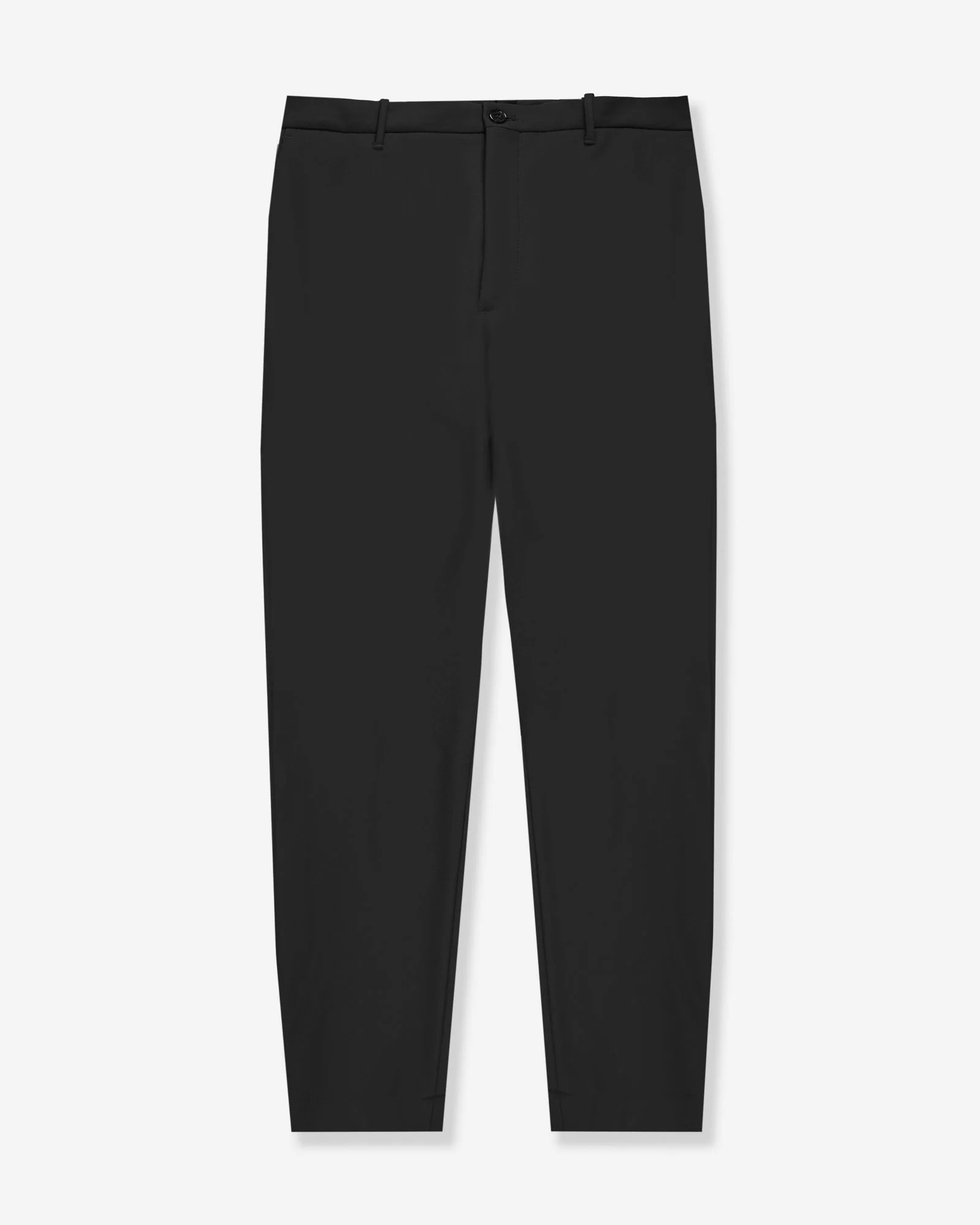 Slim fit technical fabric trousers
