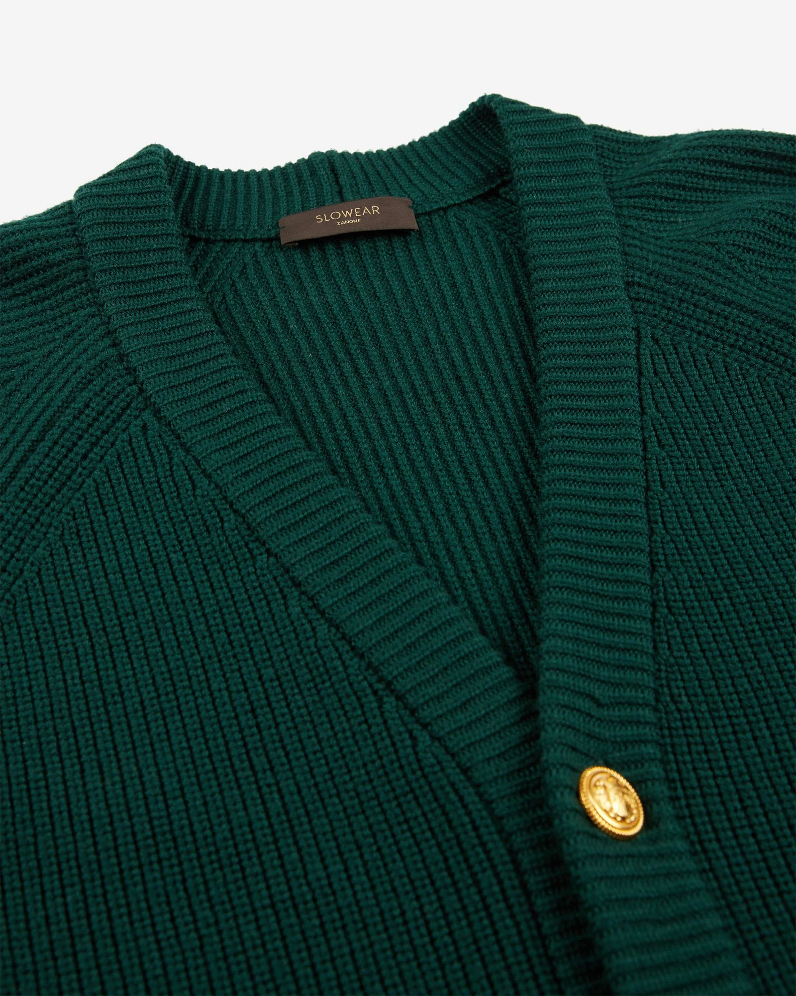 Slim fit wool cardigan - Image 6