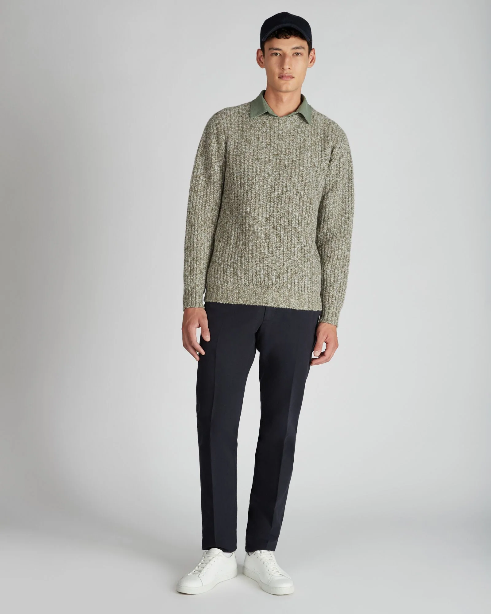 Slim fit wool round neck jumper - Image 5
