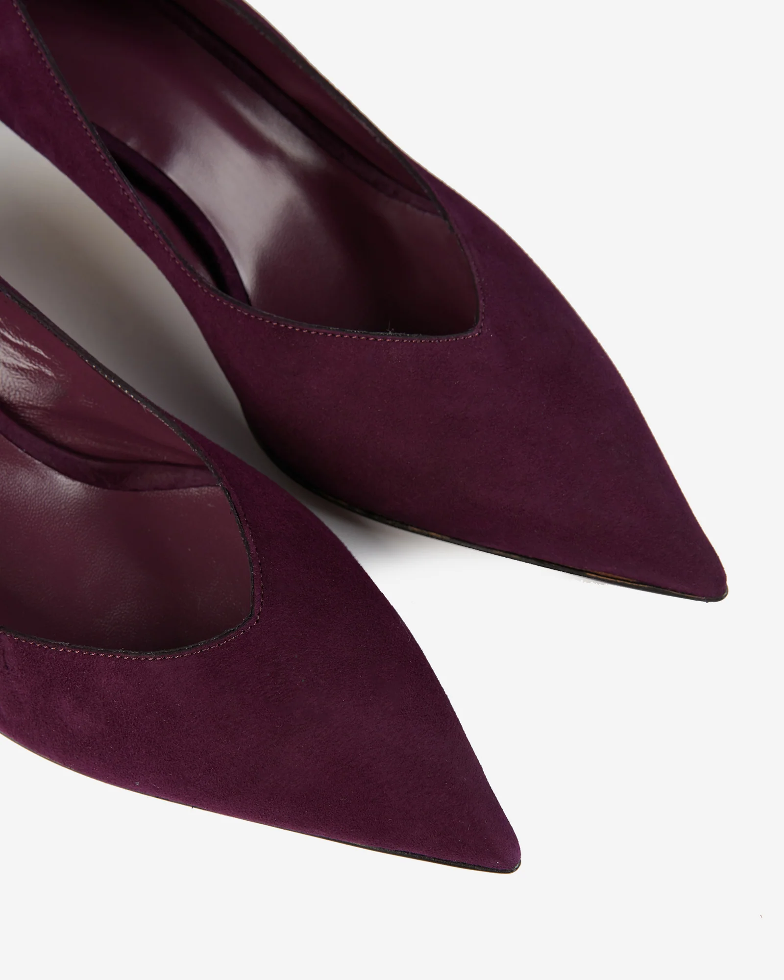 Suede leather pumps - Image 3