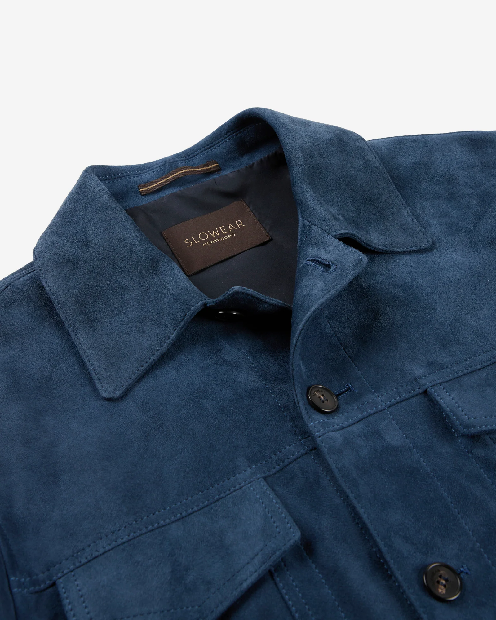 Suede leather Trucker jacket - Image 6