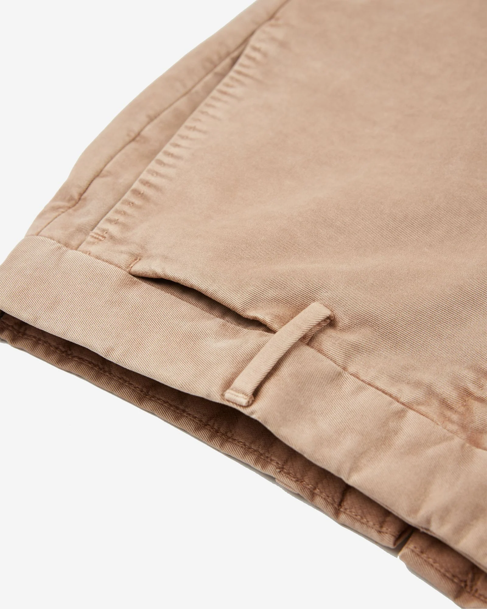 Tapered fit cotton trousers - Image 7