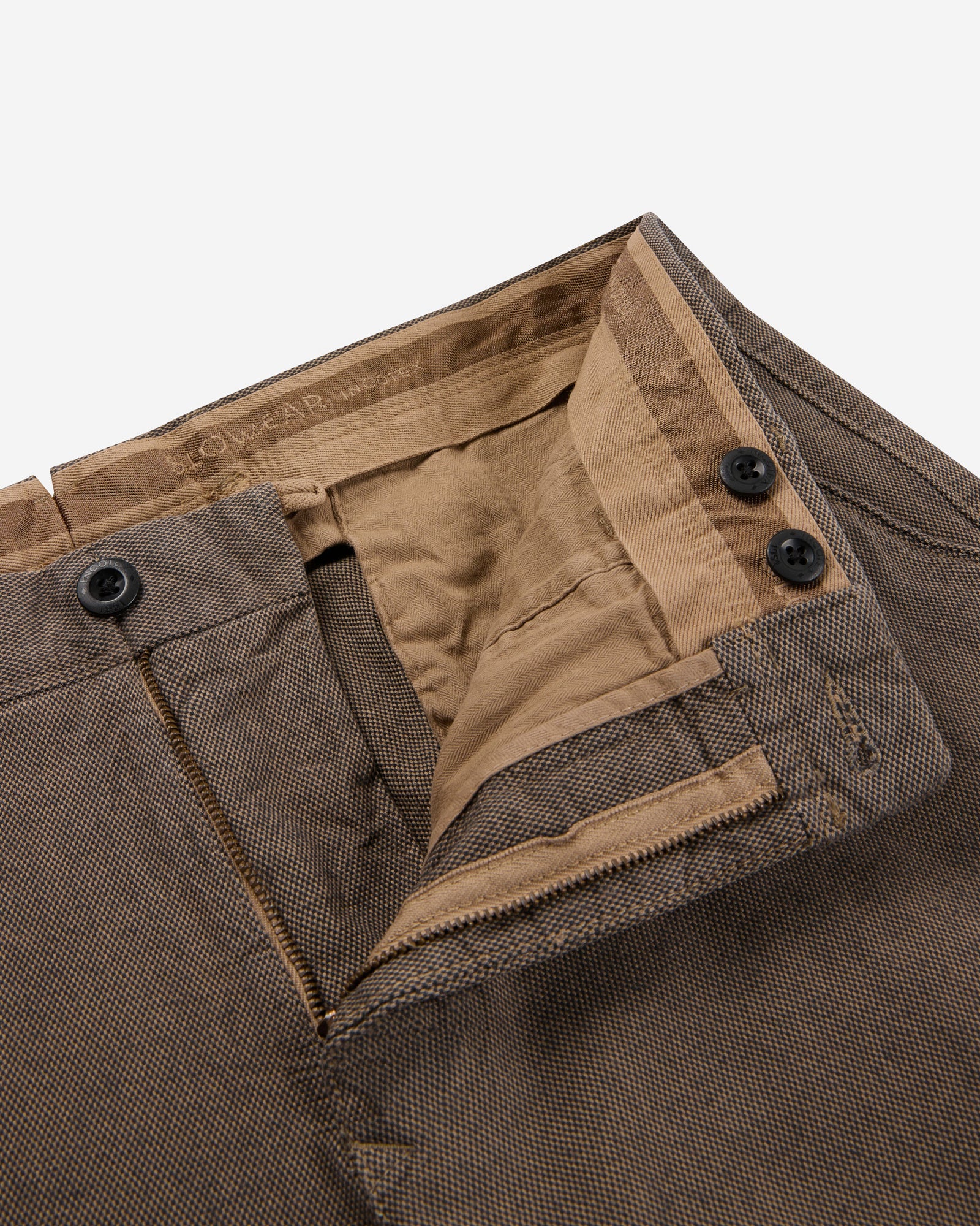 Tight fit cotton trousers - Image 4